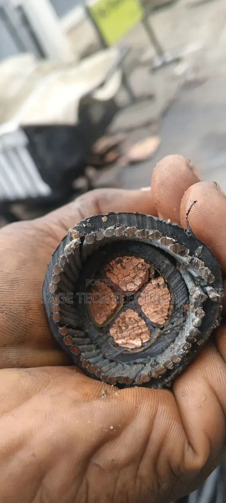 70mm 4core PVC Swa PVC Armoured Cable