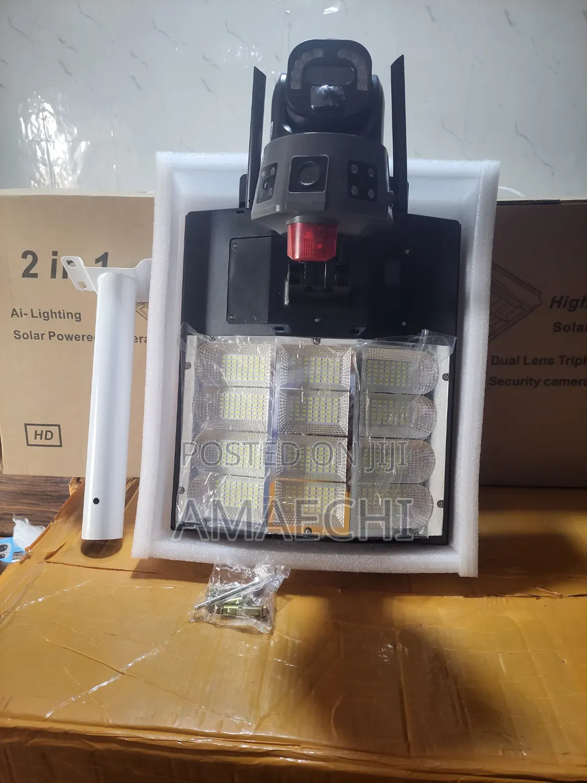 Dual Lens CCTV Solar Security Camera
