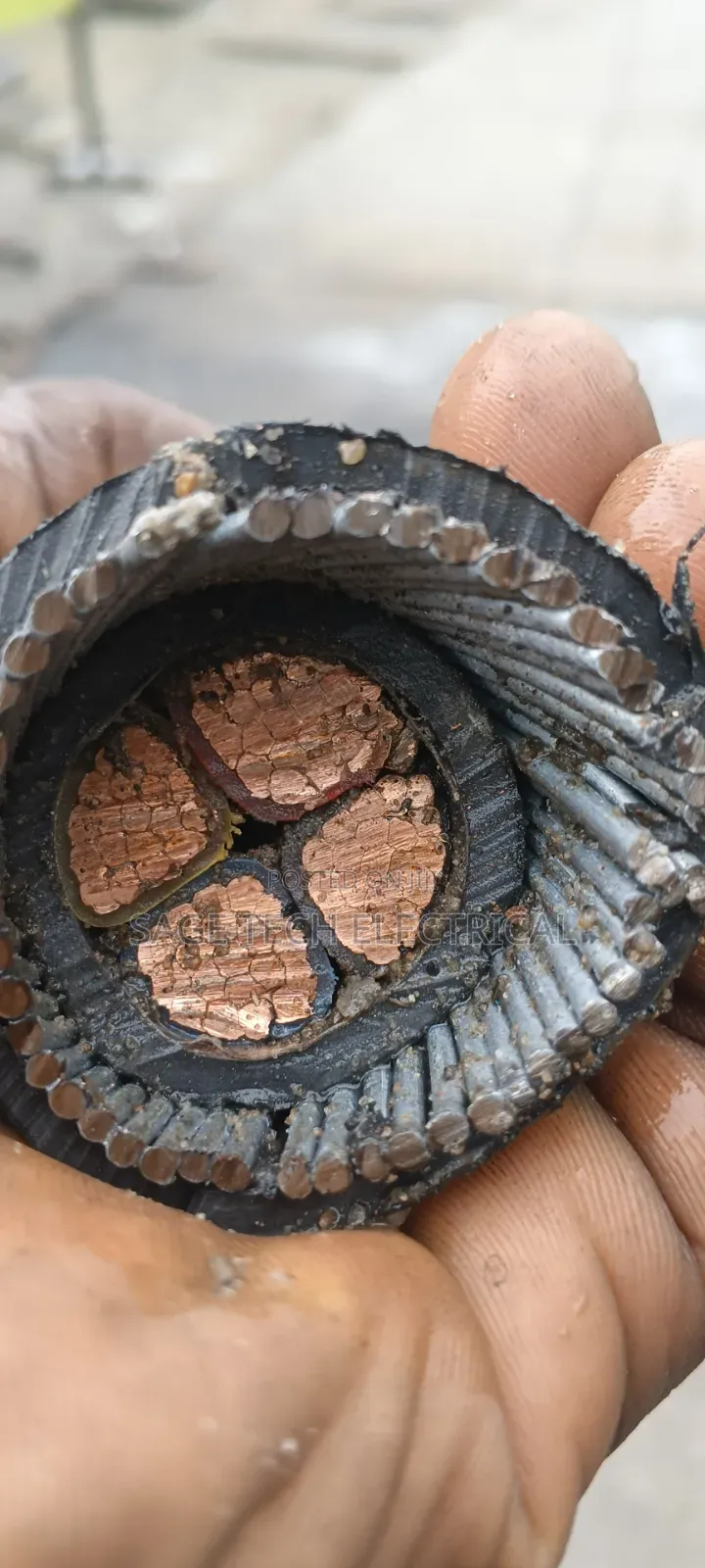 50mm 4core PVC Swa PVC Armoured Cable