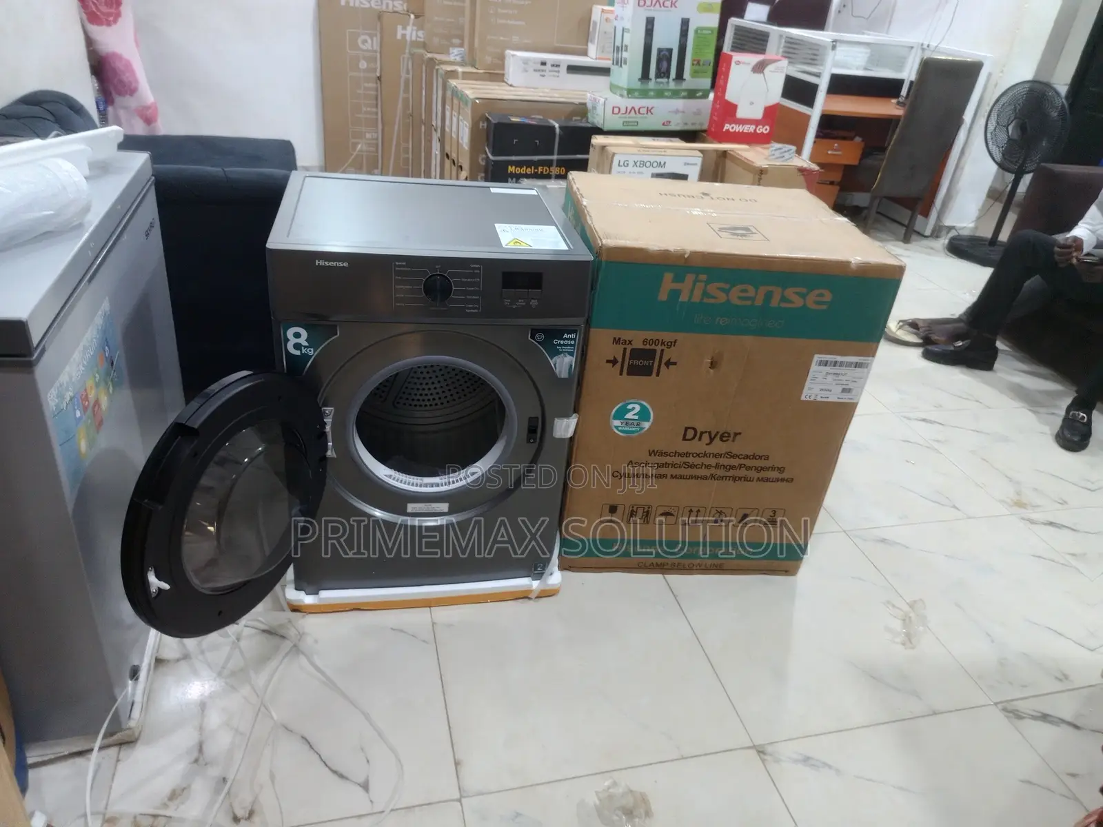Hisense 8kg Front Loader Heat Pump Dryer - Low Energy Use