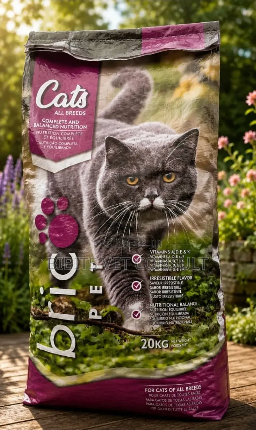 20kg Cat Crunchy Delicat Petcool Bricopet