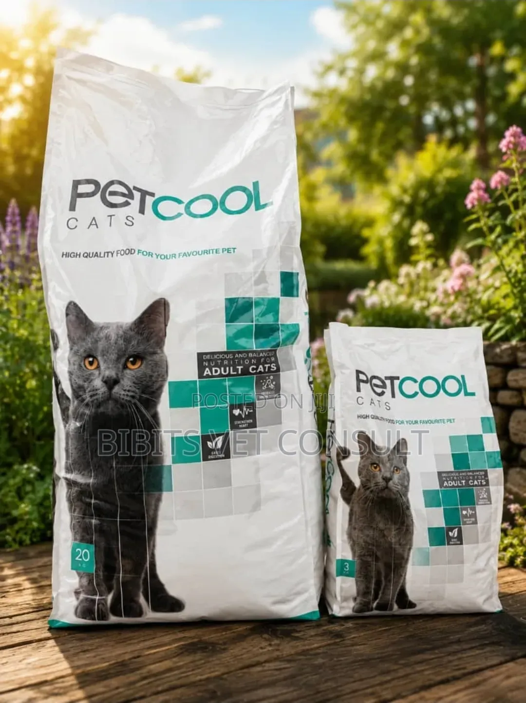 20kg Cat Crunchy Delicat Petcool Bricopet