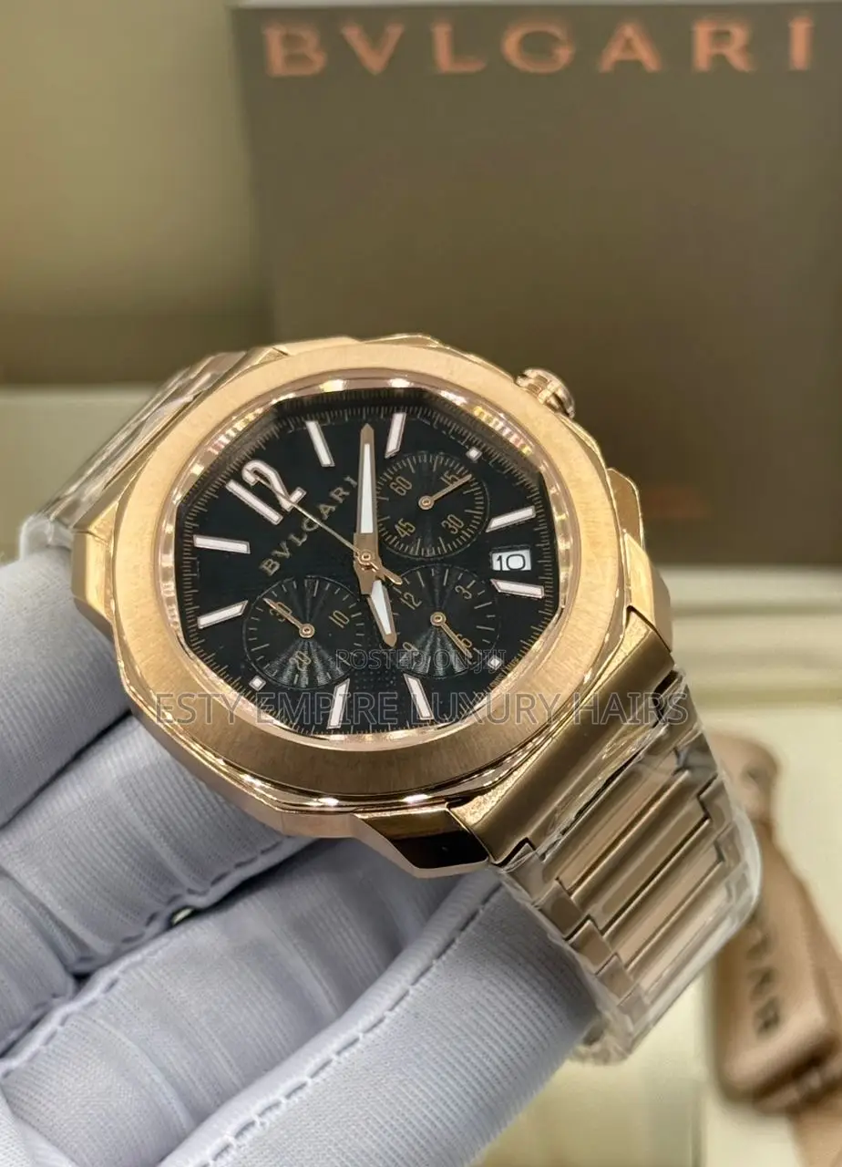 Bvlgari Chronograph Chain Wrist Watch