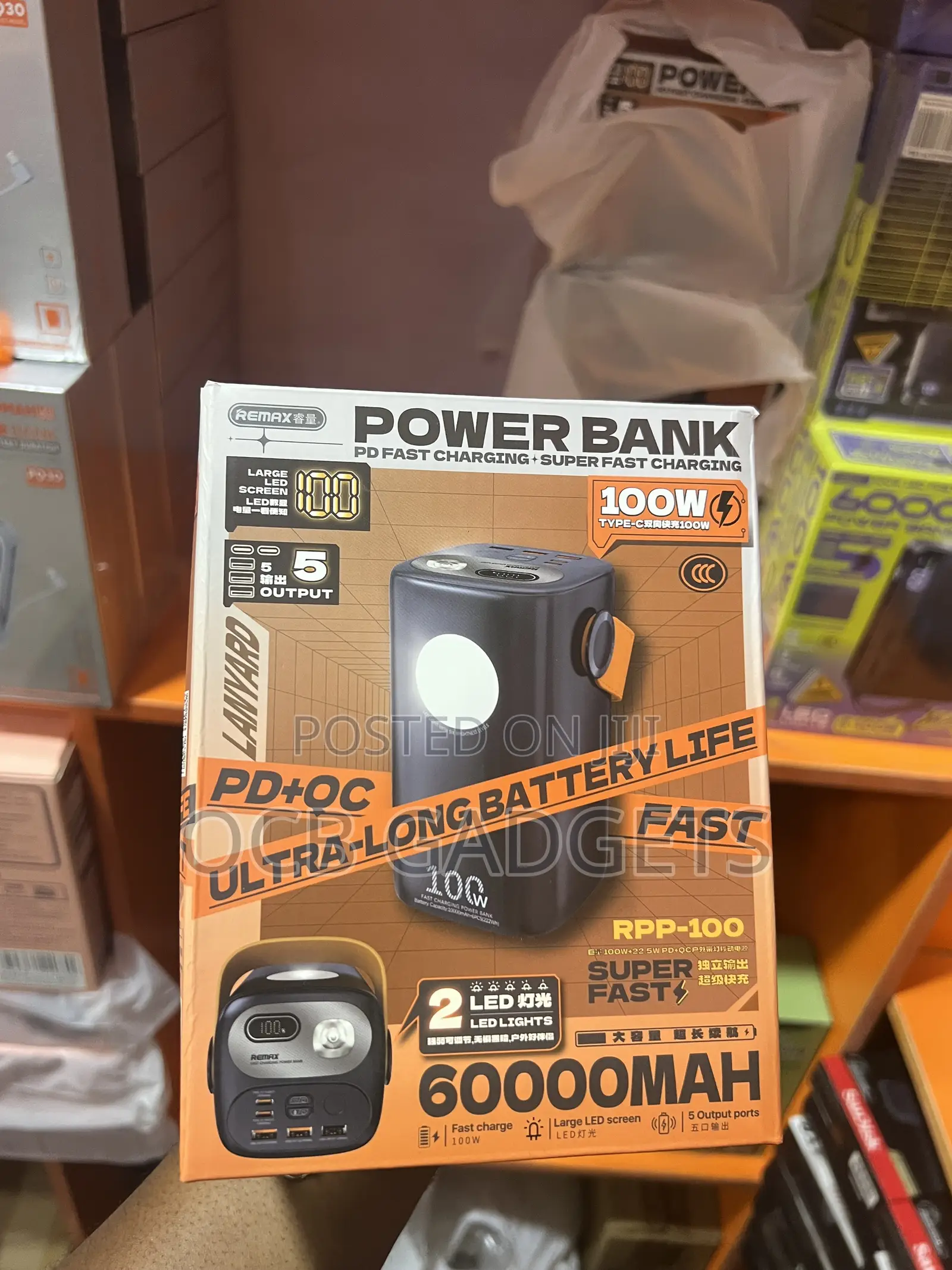 Remax 60000mah 100w Powerbank