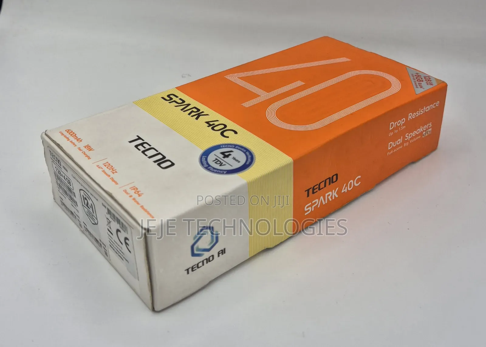 New Tecno Spark 40 128 GB Silver