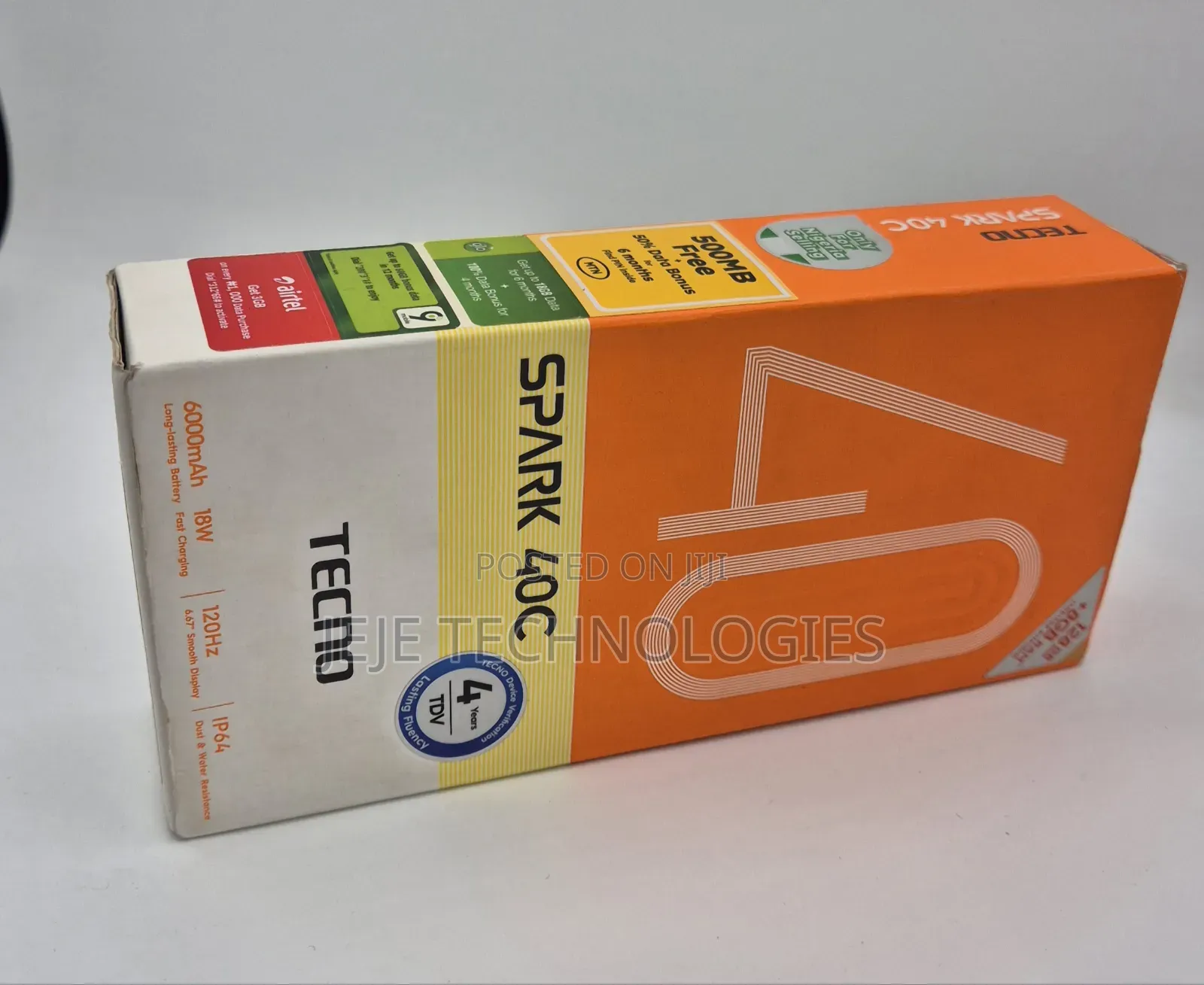 New Tecno Spark 40 128 GB Silver