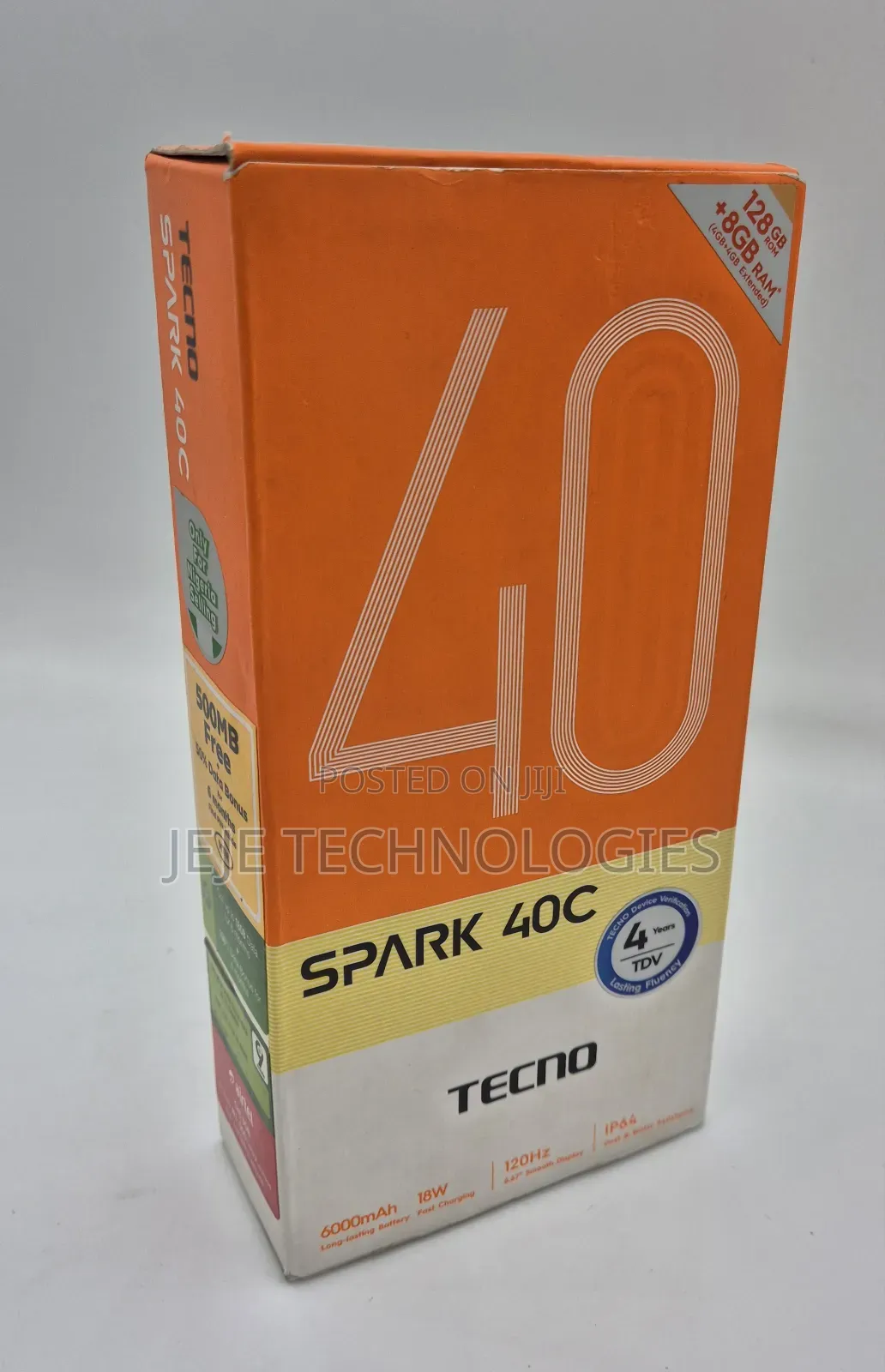 New Tecno Spark 40 128 GB Silver