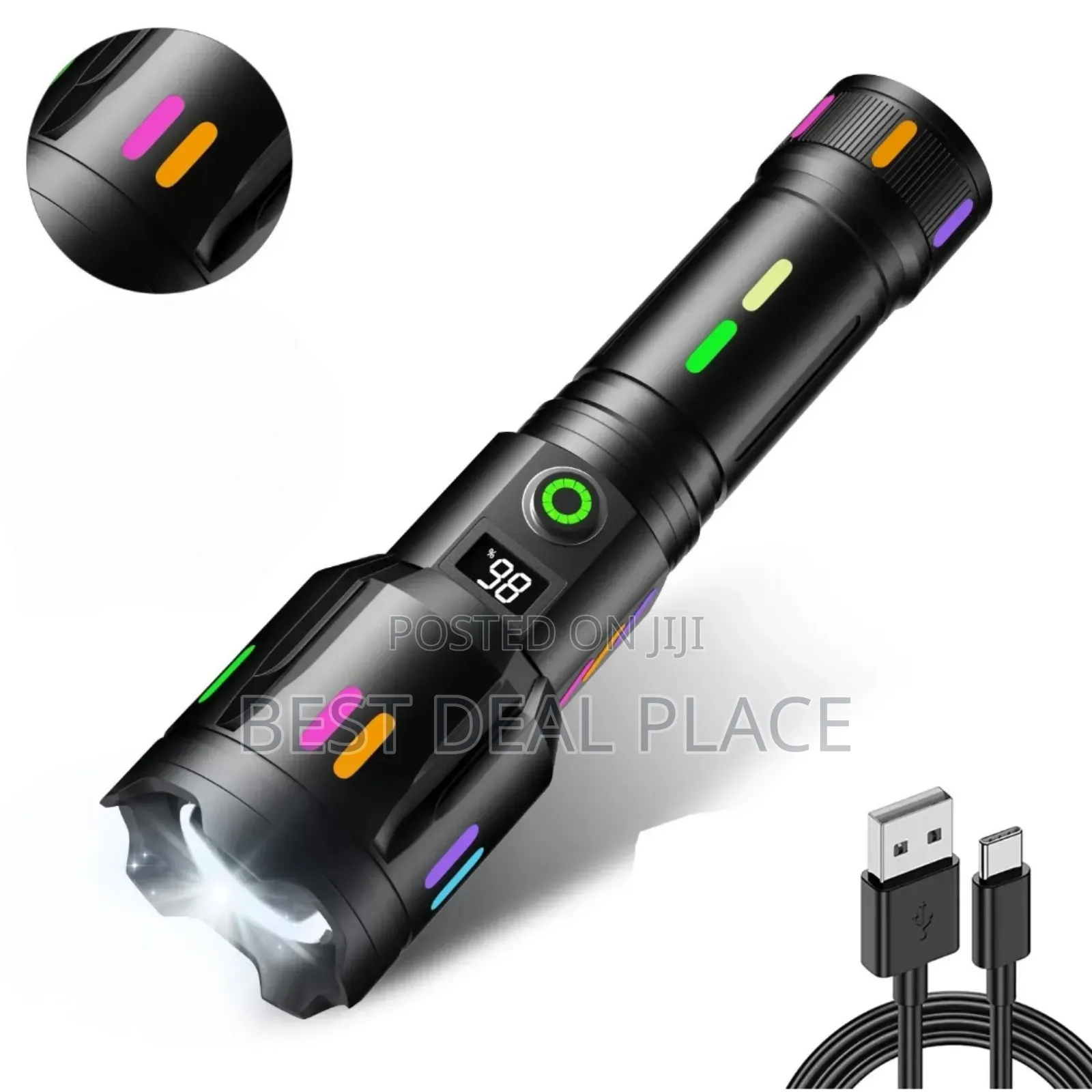 Tactical Military Search Laser Flashlight 1500 Meters