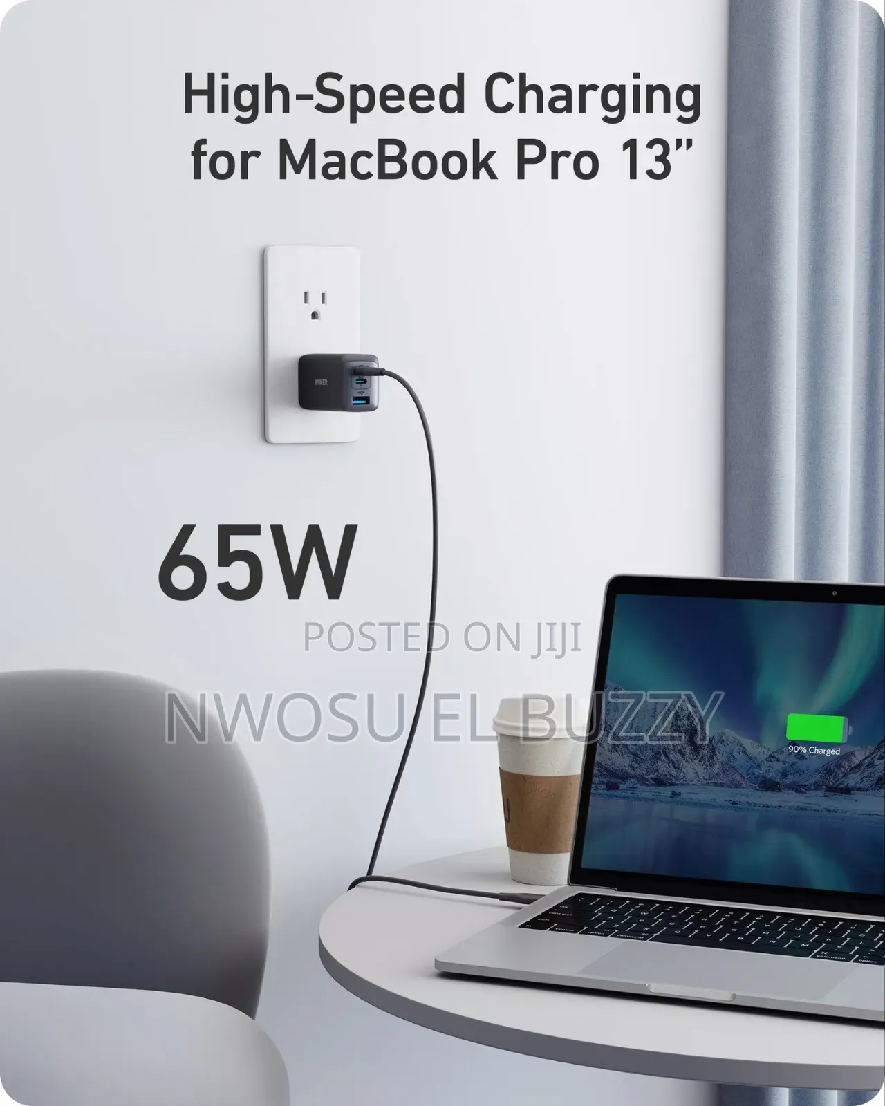 Anker Powerport Iii 3 Port 65w Pod