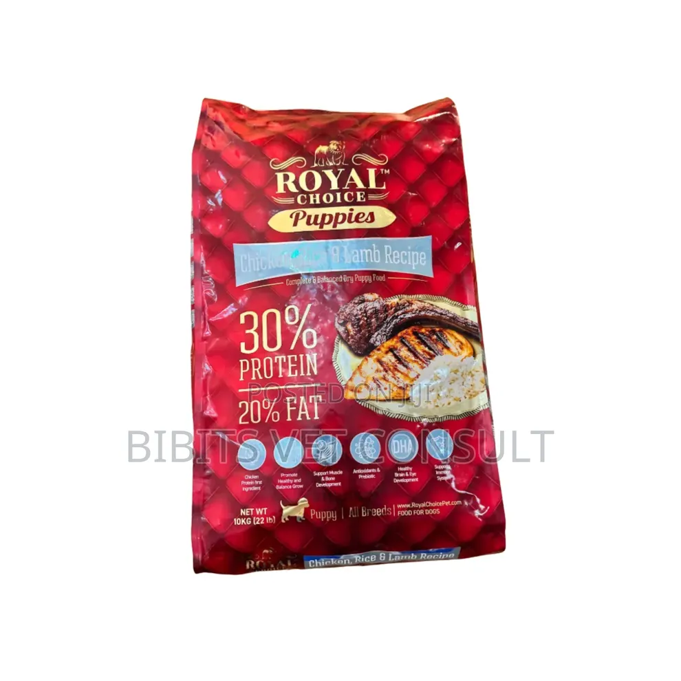10kg Puppy Crunchy Booster Royal Choice Optimax