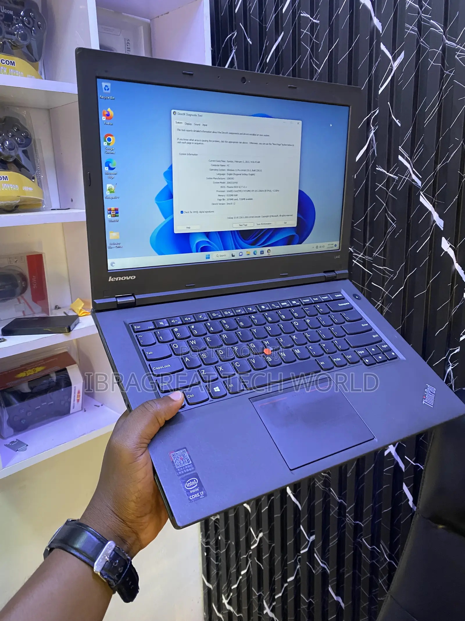 Laptop Lenovo ThinkPad L440 8GB Intel Core i7 HDD 500GB