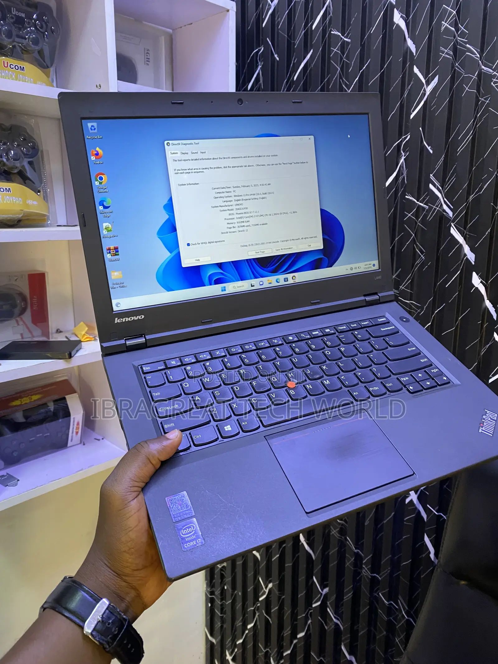 Laptop Lenovo ThinkPad L440 8GB Intel Core i7 HDD 500GB