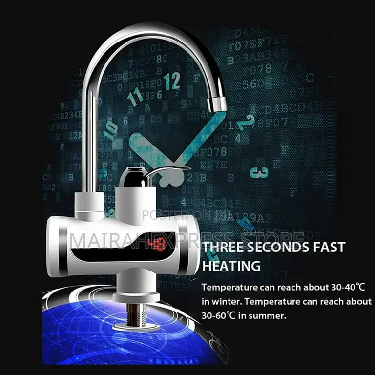 Electric Instant Shower Water Heater Set