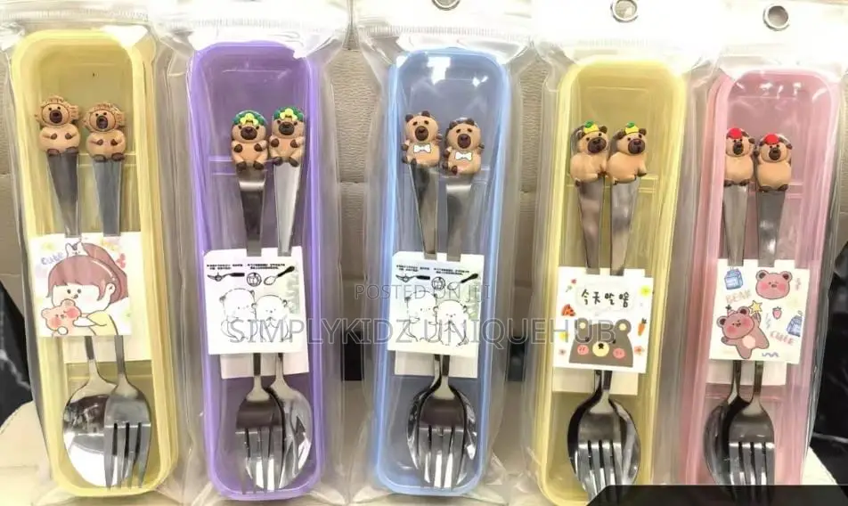 2 in 1 Character Kids Cutlery Set