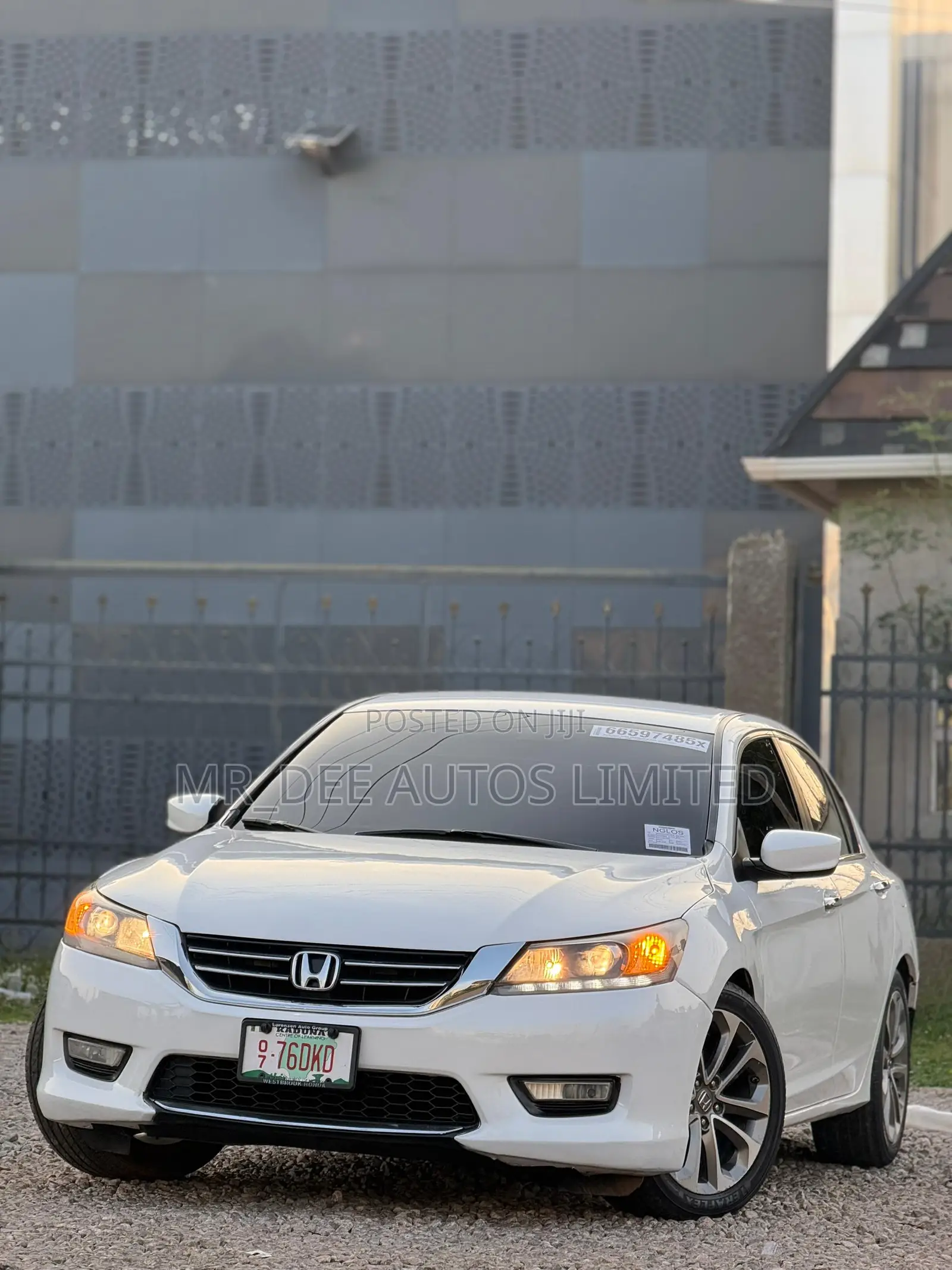 Honda Accord Sport 4dr Sedan (2.4L 4cyl 6M) 2014 White