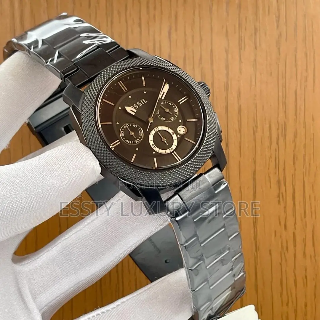 Fossil Quality Luxury Men Chain Wristwatch