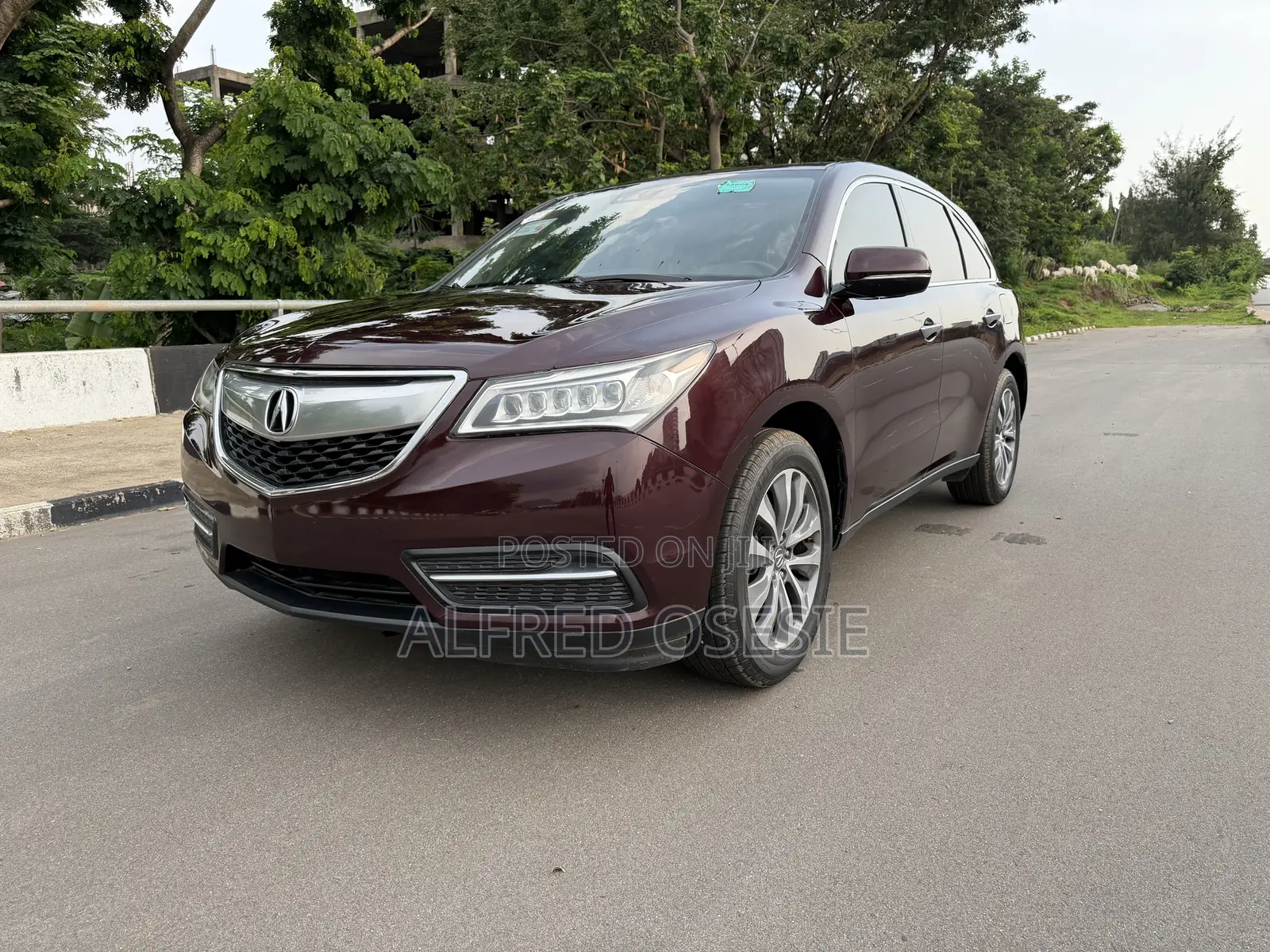 Acura MDX 2016 Burgundy