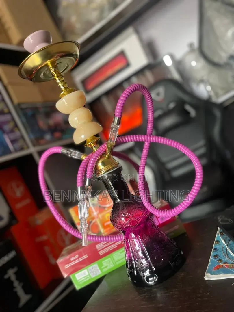 2pipe Glass Wood Shisha