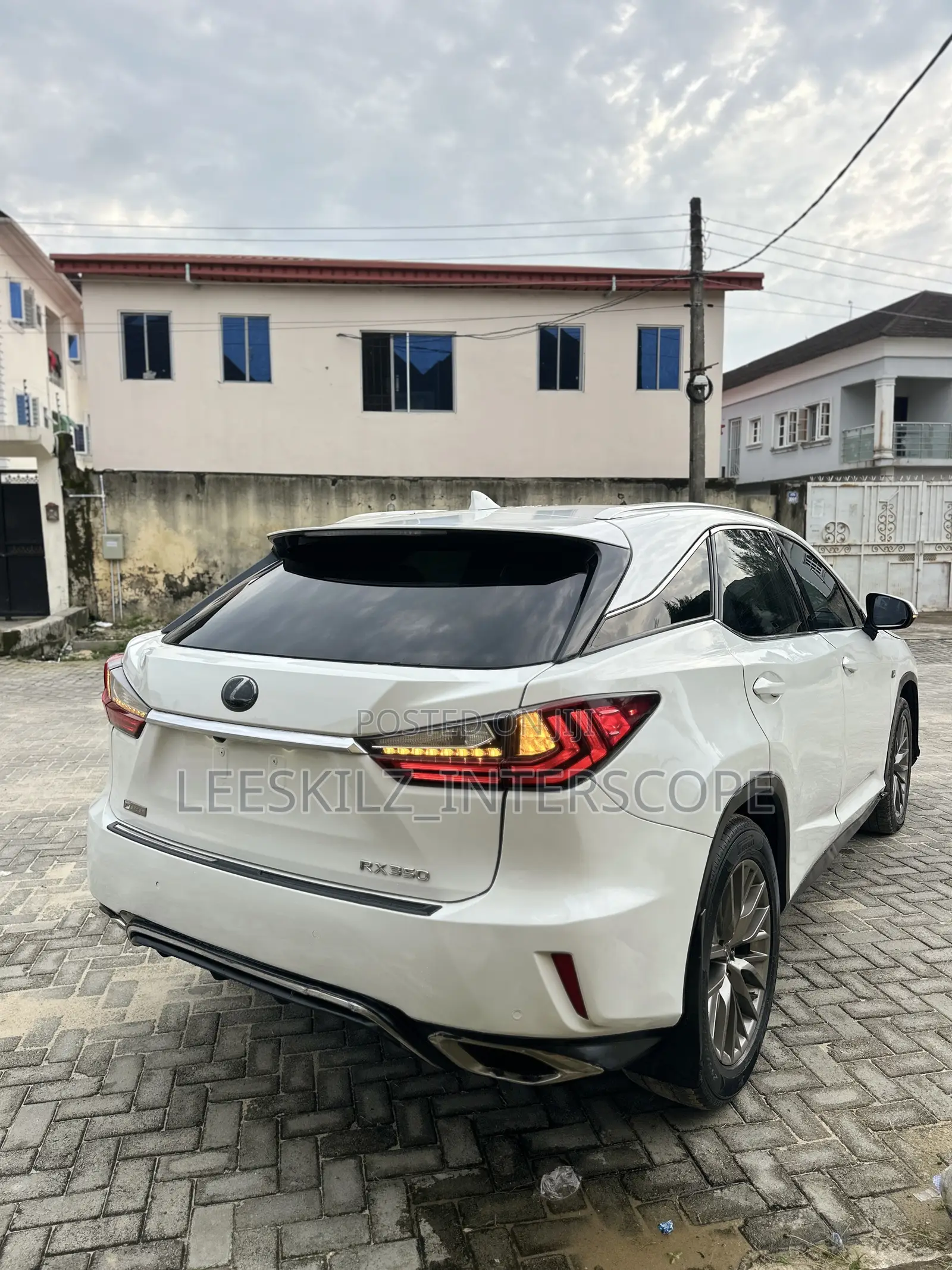 Lexus RX 350 F Sport AWD 2017 White