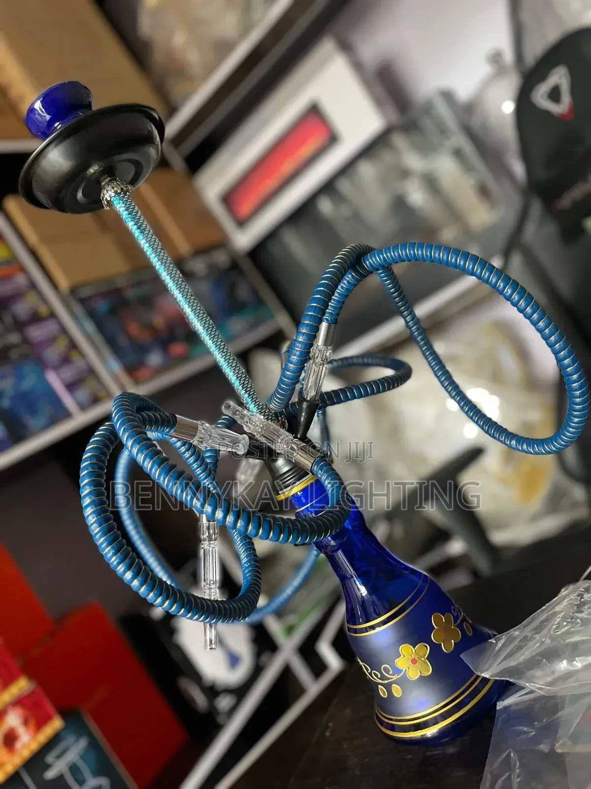 4pipe Glass Design Shisha Pot