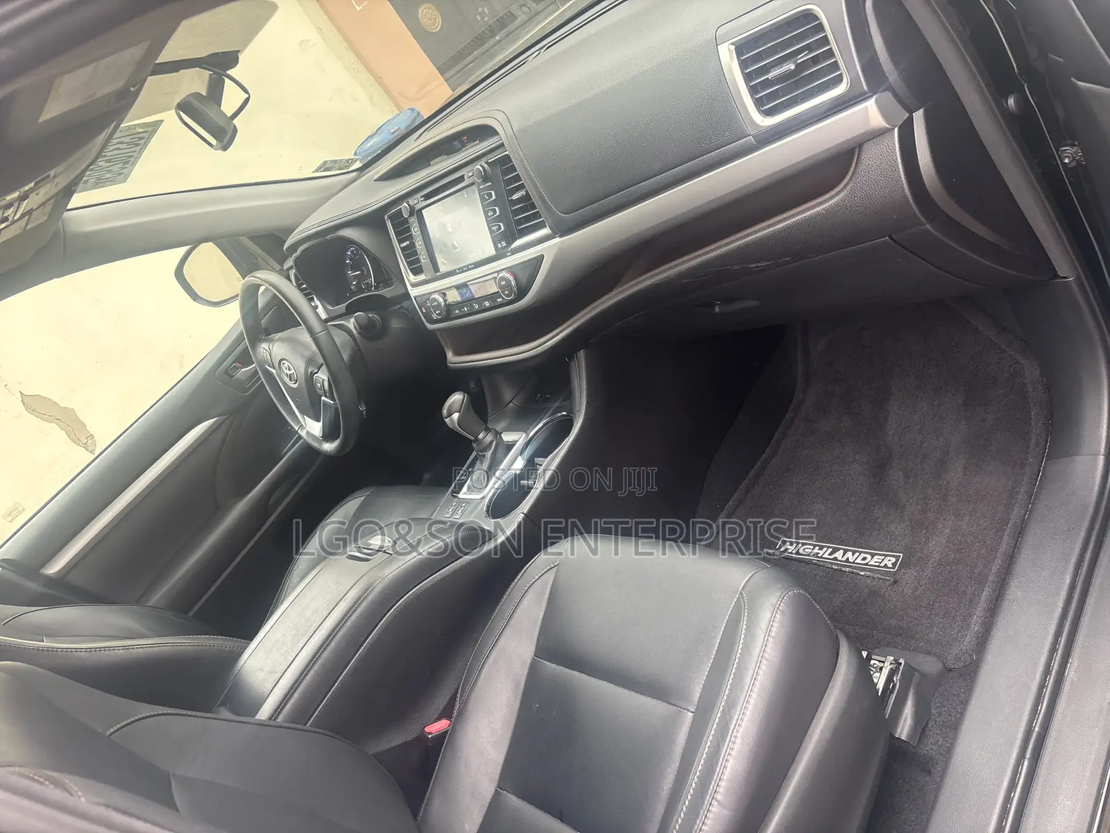 Toyota Highlander XLE V6 4x4 (3.5L 6cyl 6A) 2016 Black