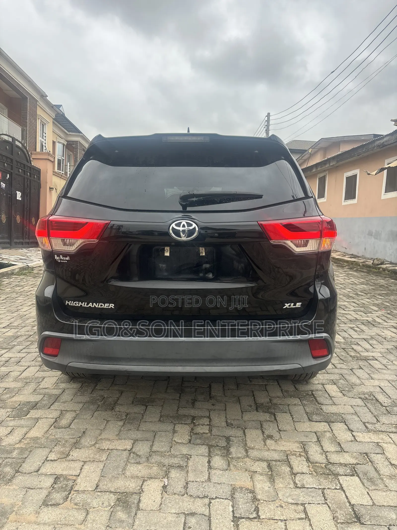 Toyota Highlander XLE V6 4x4 (3.5L 6cyl 6A) 2016 Black