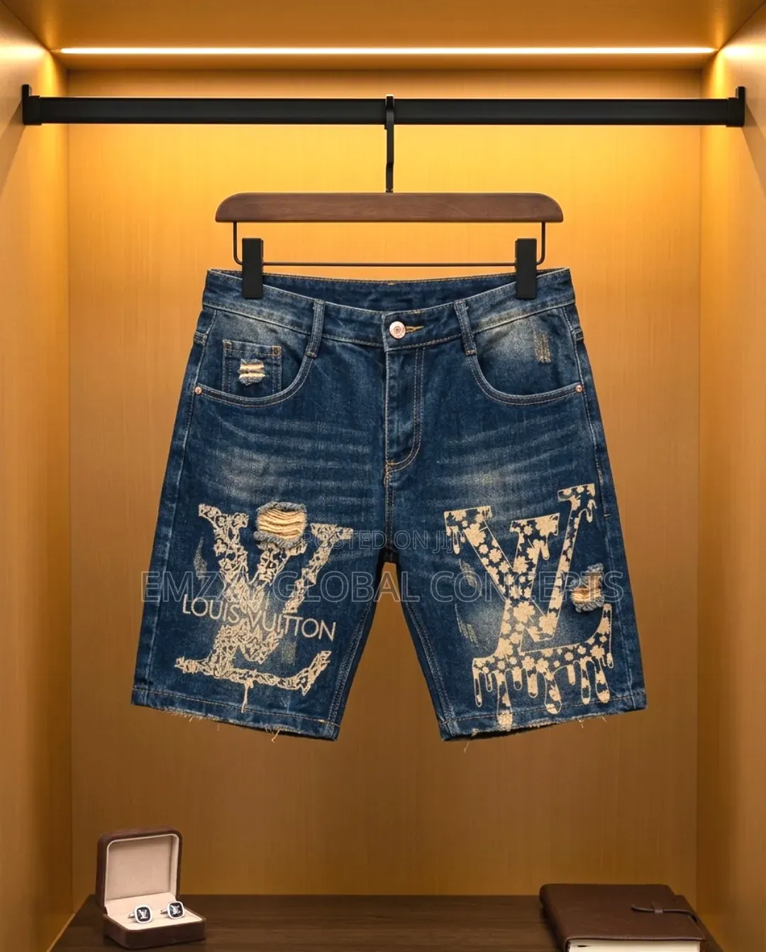 Lv Jeans Short