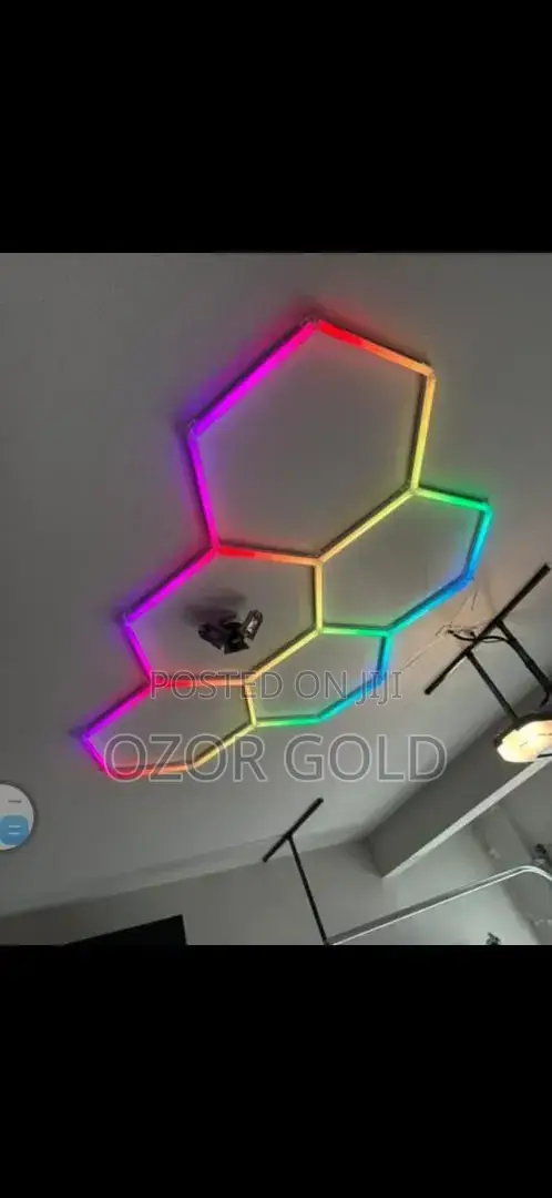 Mutiple Colors Hexagon Light