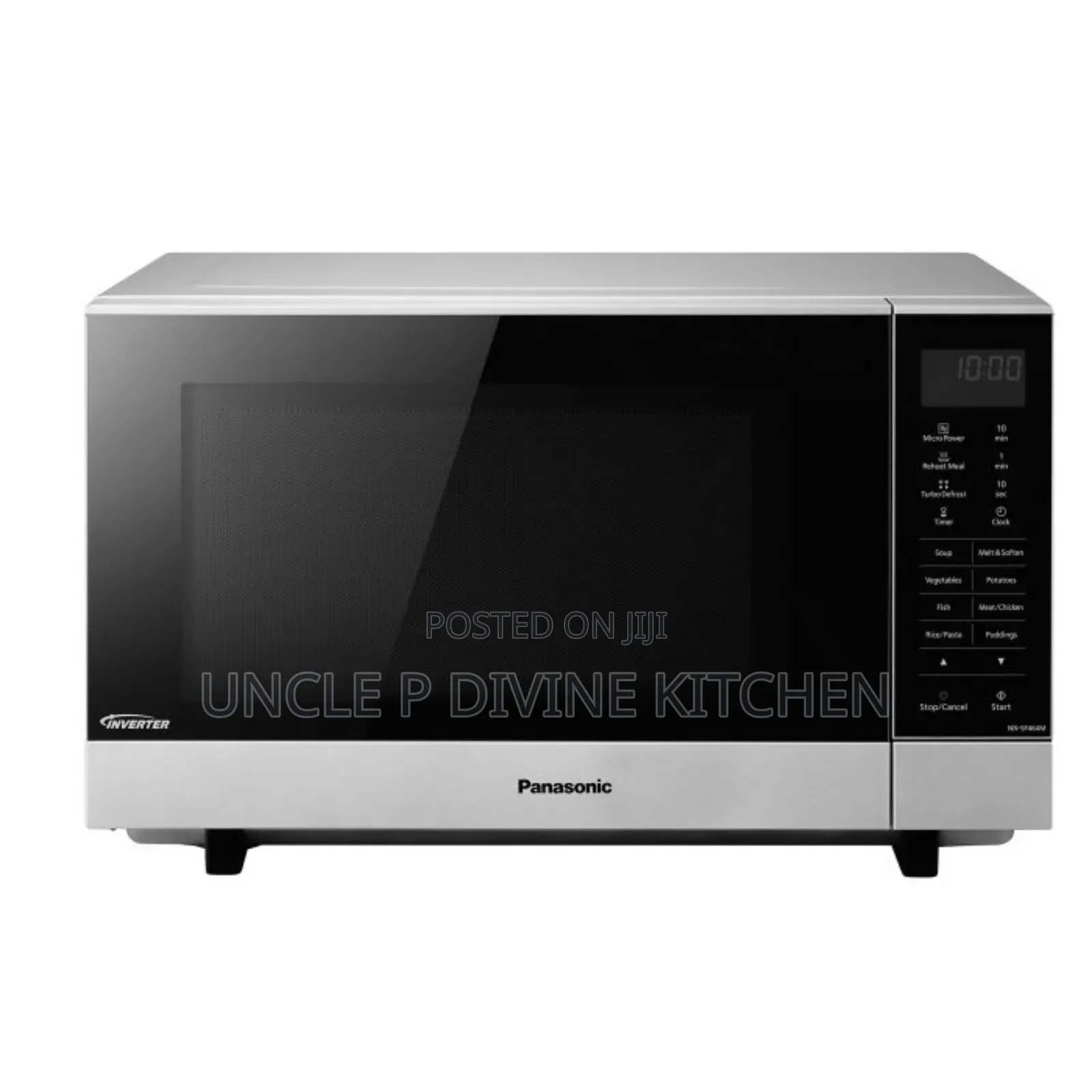 Panasonic Inverter, Nn-Sf464m Microwave Oven (Silver) 27l, 1000watts.