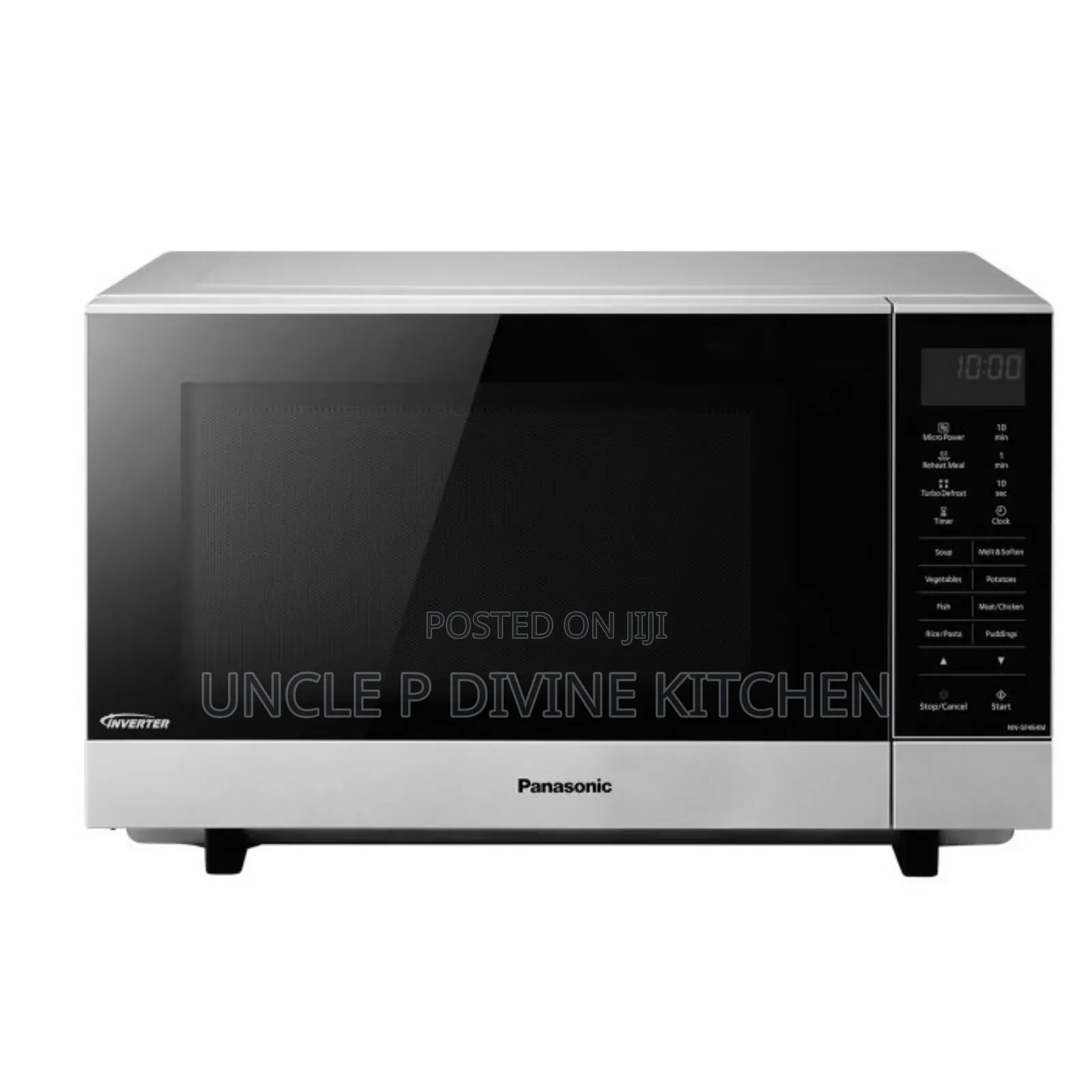 Panasonic Inverter, Nn-Sf464m Microwave Oven (Silver) 27l, 1000watts.