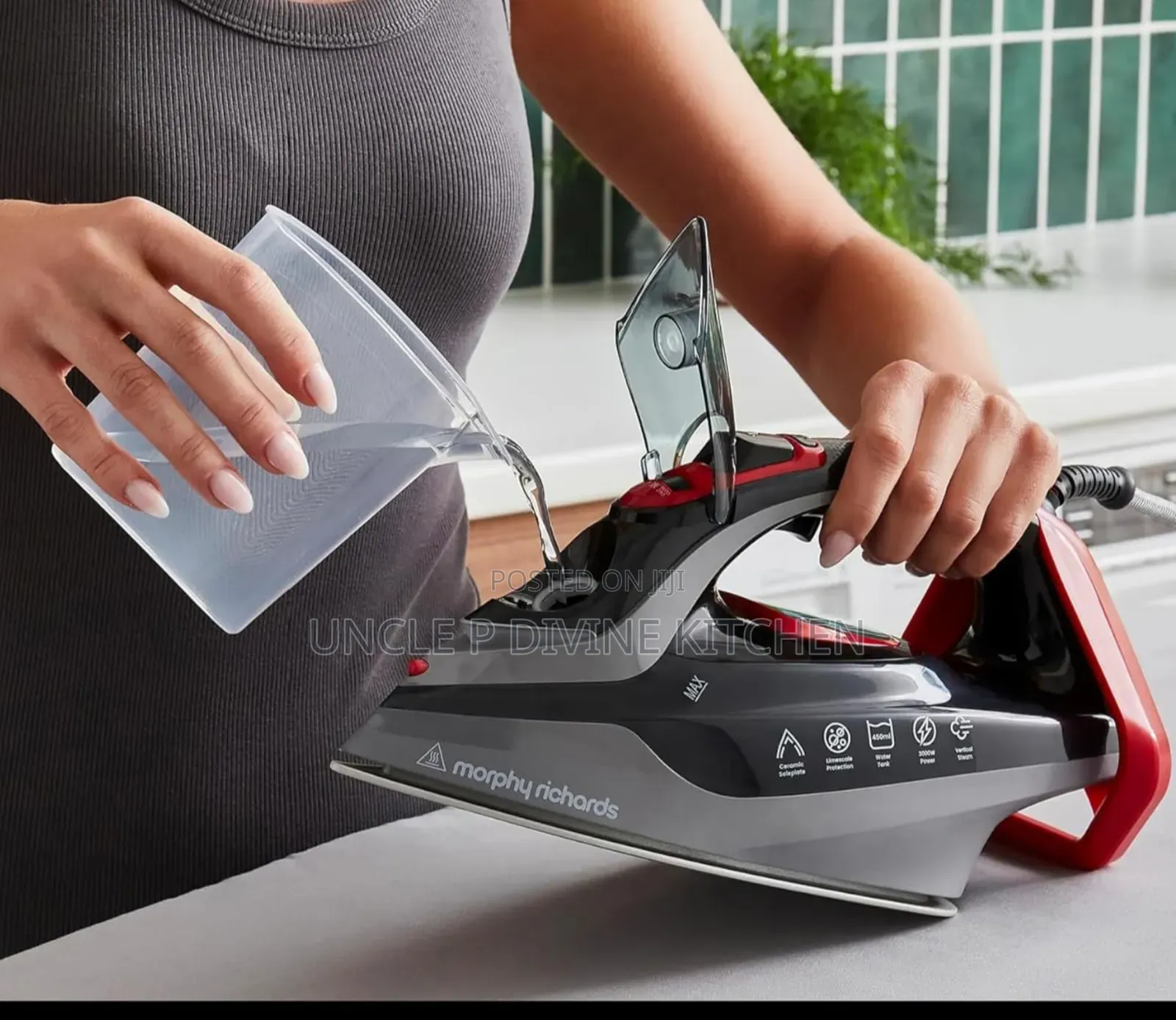 Morphy Richard Powersteam Elite Led Digital Steam Iron, 3000w,.
