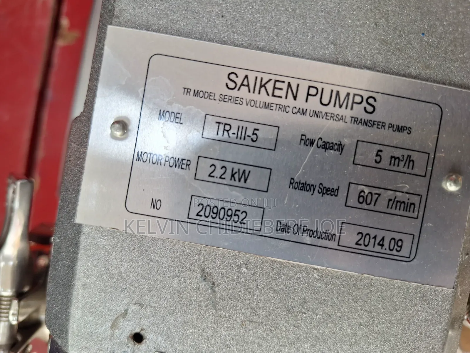 Powerful 3hp Gear Pump for Smooth Fluid Transfer