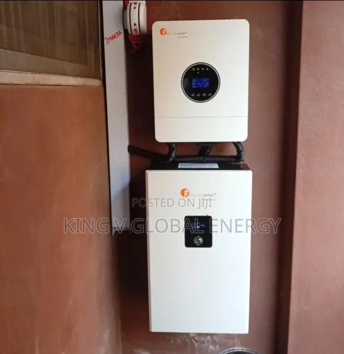 Felicity Set Up 6kva/48v Hybrid Inverter+5kwh/48v Lithium Iron Battery
