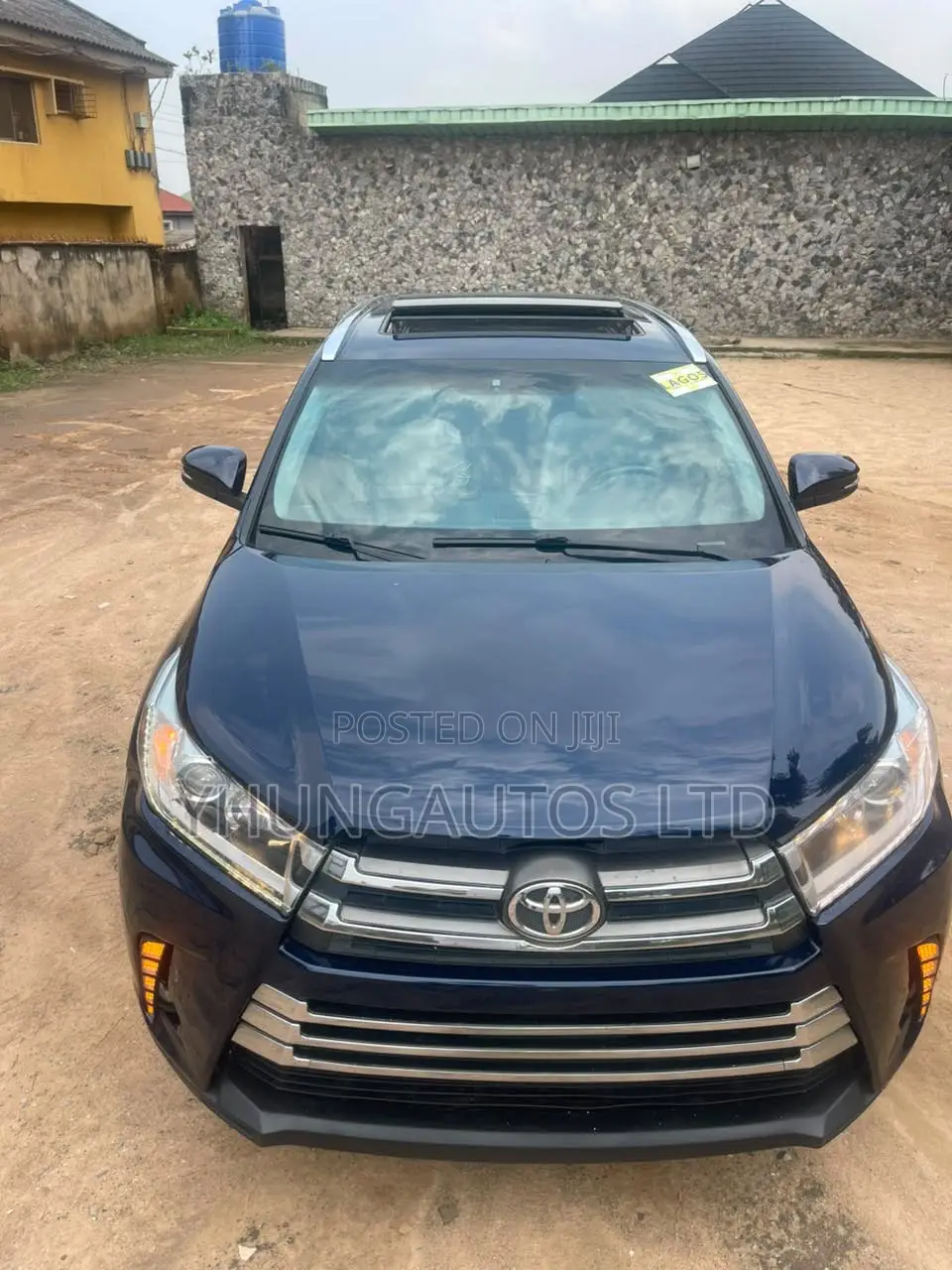 Toyota Highlander Limited V6 4x4 (3.5L 6cyl 6A) 2016 Blue