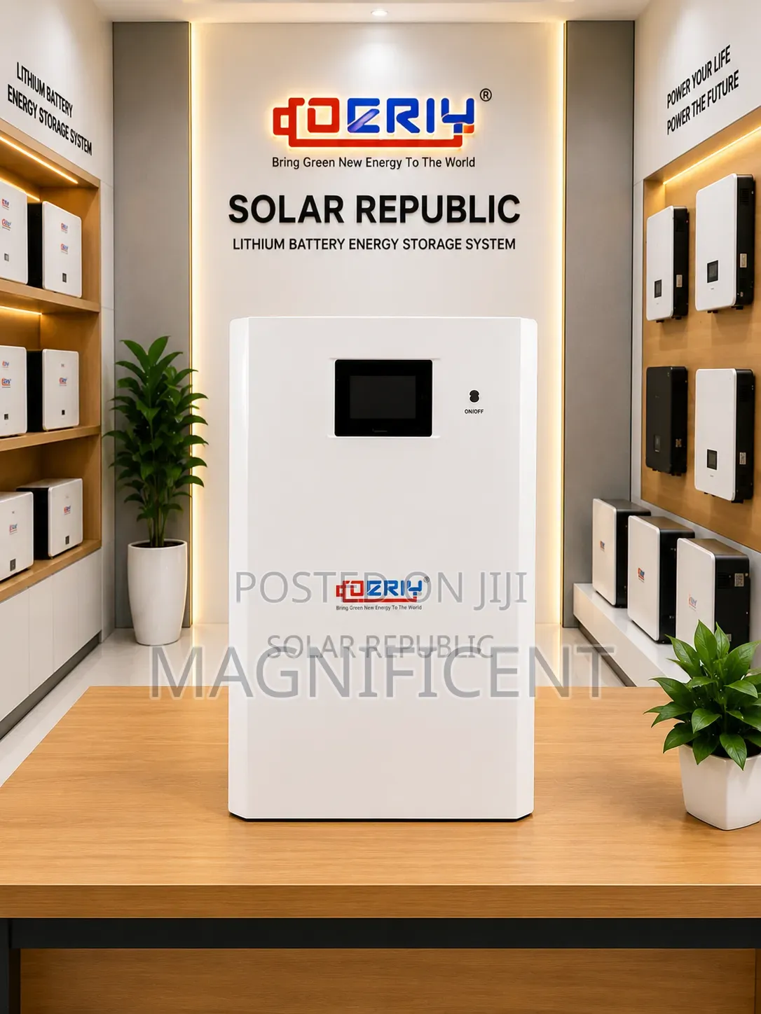 Doerih Solar Republic Premium Lithium Battery – Reliable Solar Power