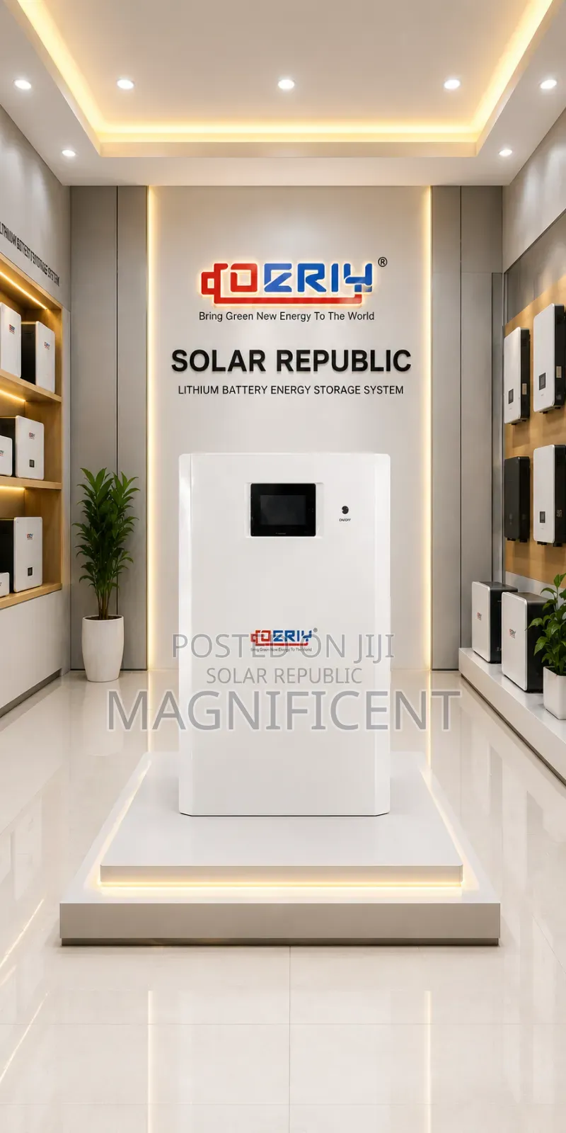 Doerih Solar Republic Premium Lithium Battery – Reliable Solar Power