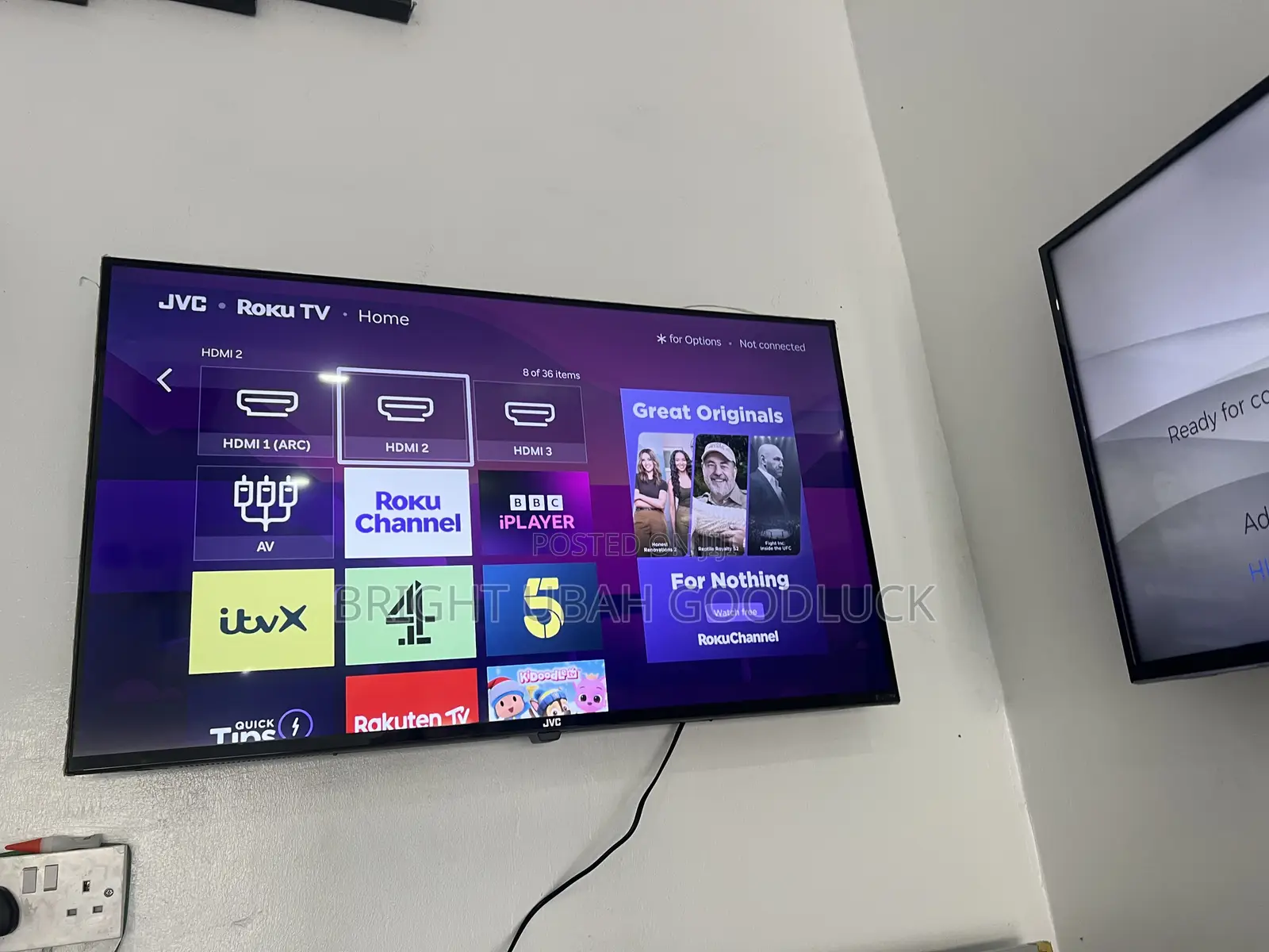JVC 43 Inches Smart Tv With Free Netflix Acct Youtube Wireless Display