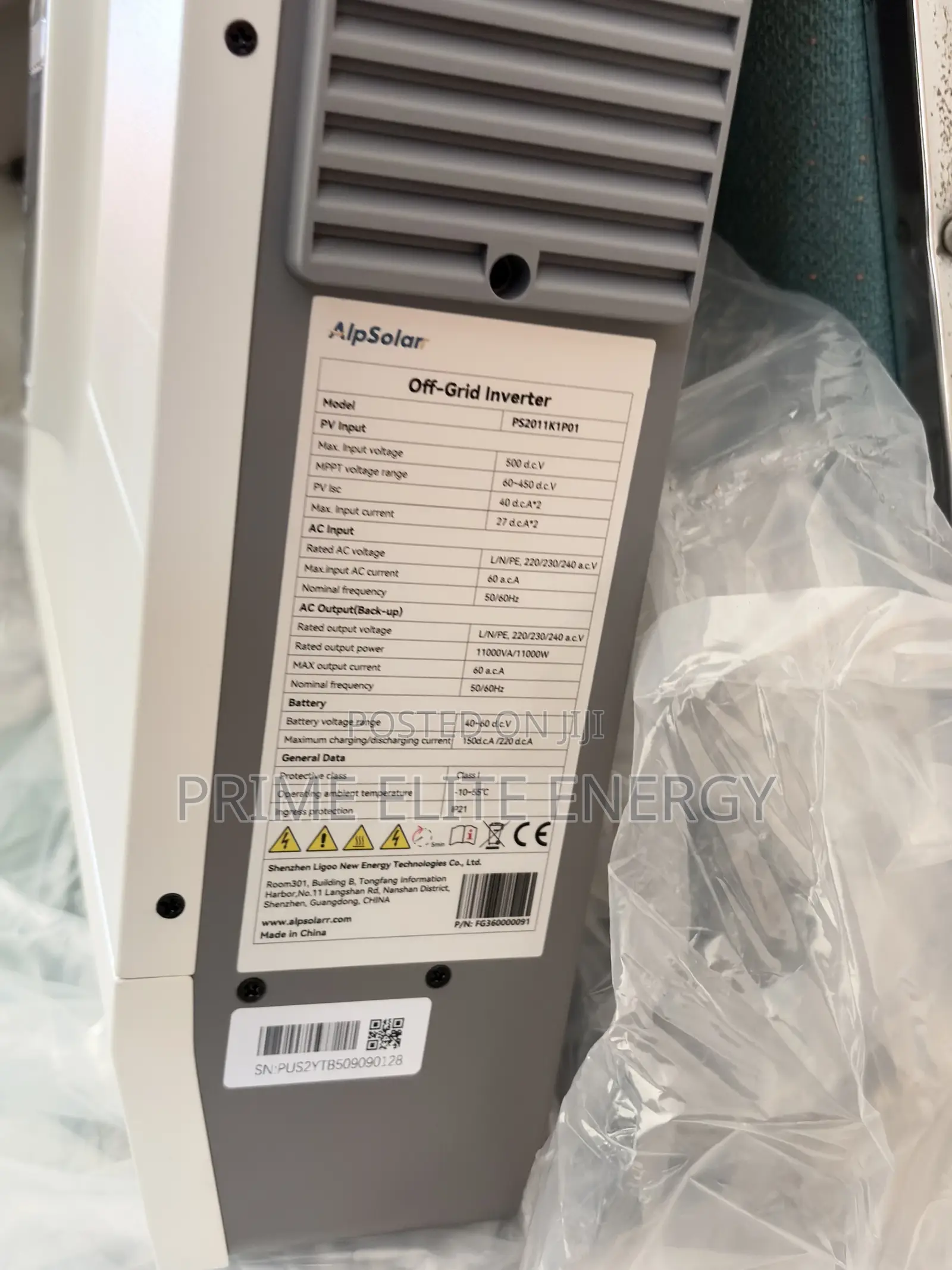 Alpsolar 11kw Hybrid Inverter 48v