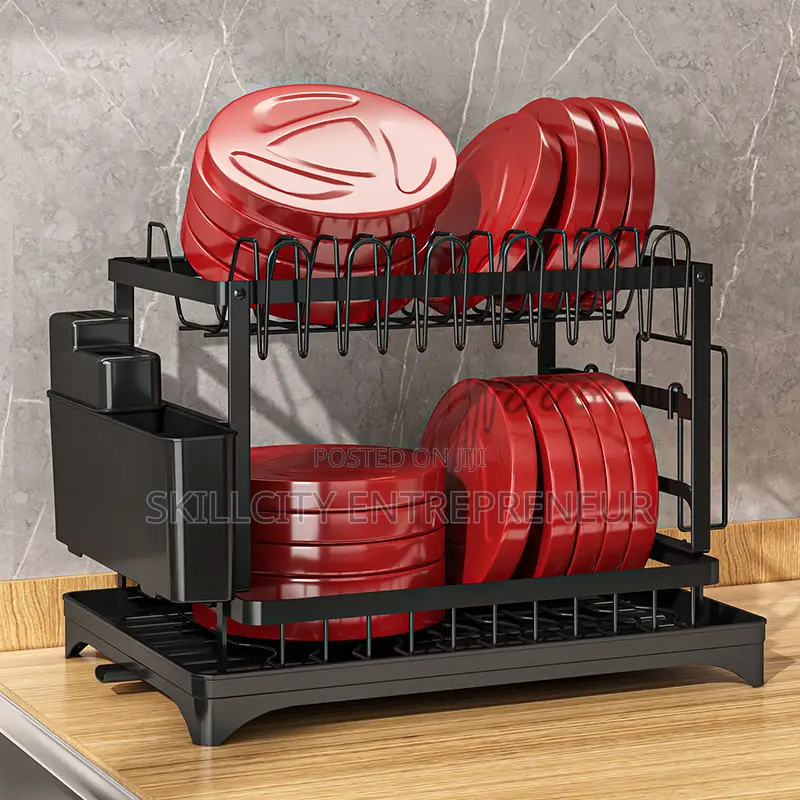 Multi-Functional Kitchen Dish Drainer Organizer