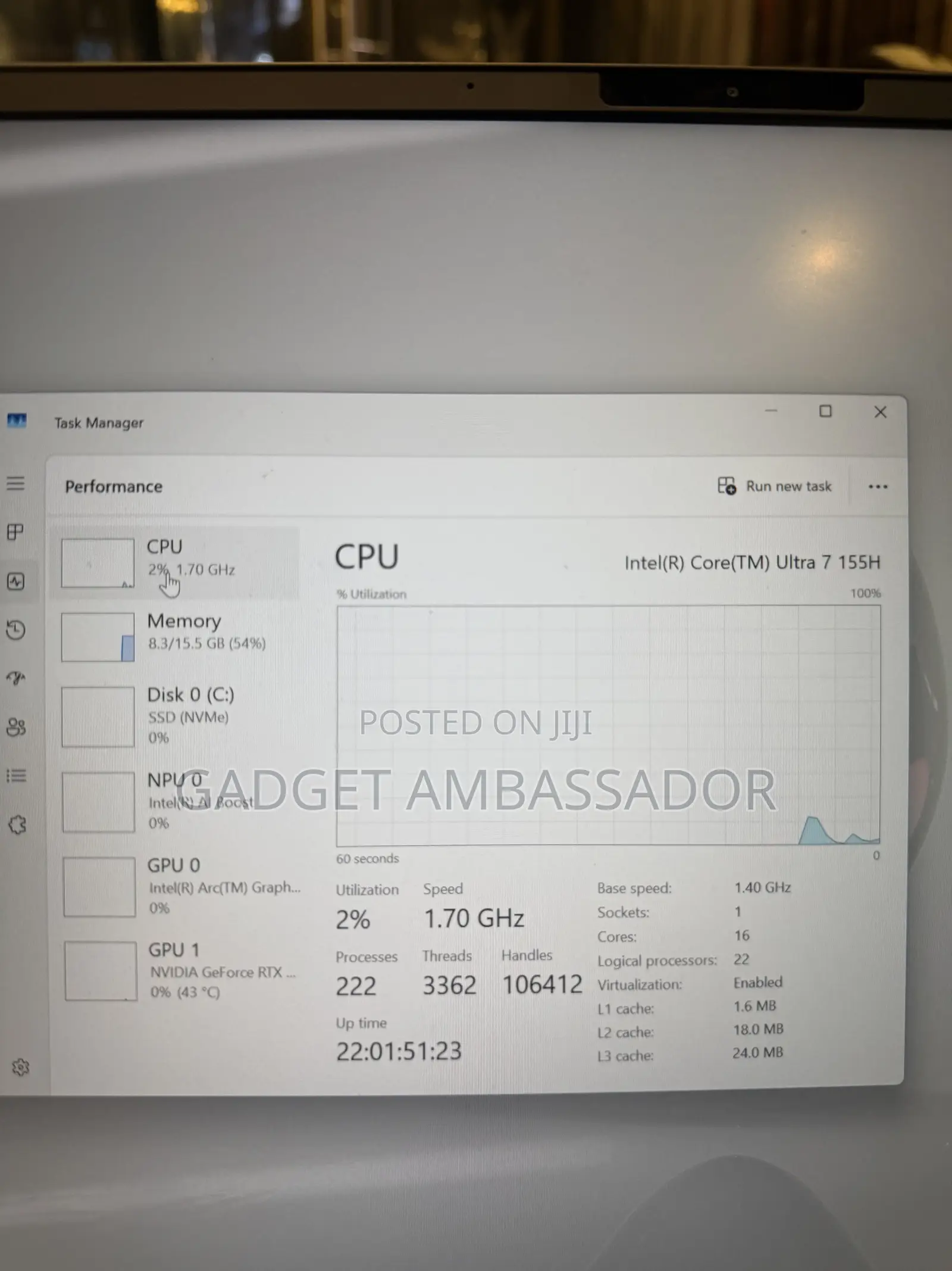 Laptop Alienware M16 R2 16GB Intel Core Ultra 7 SSD 1T