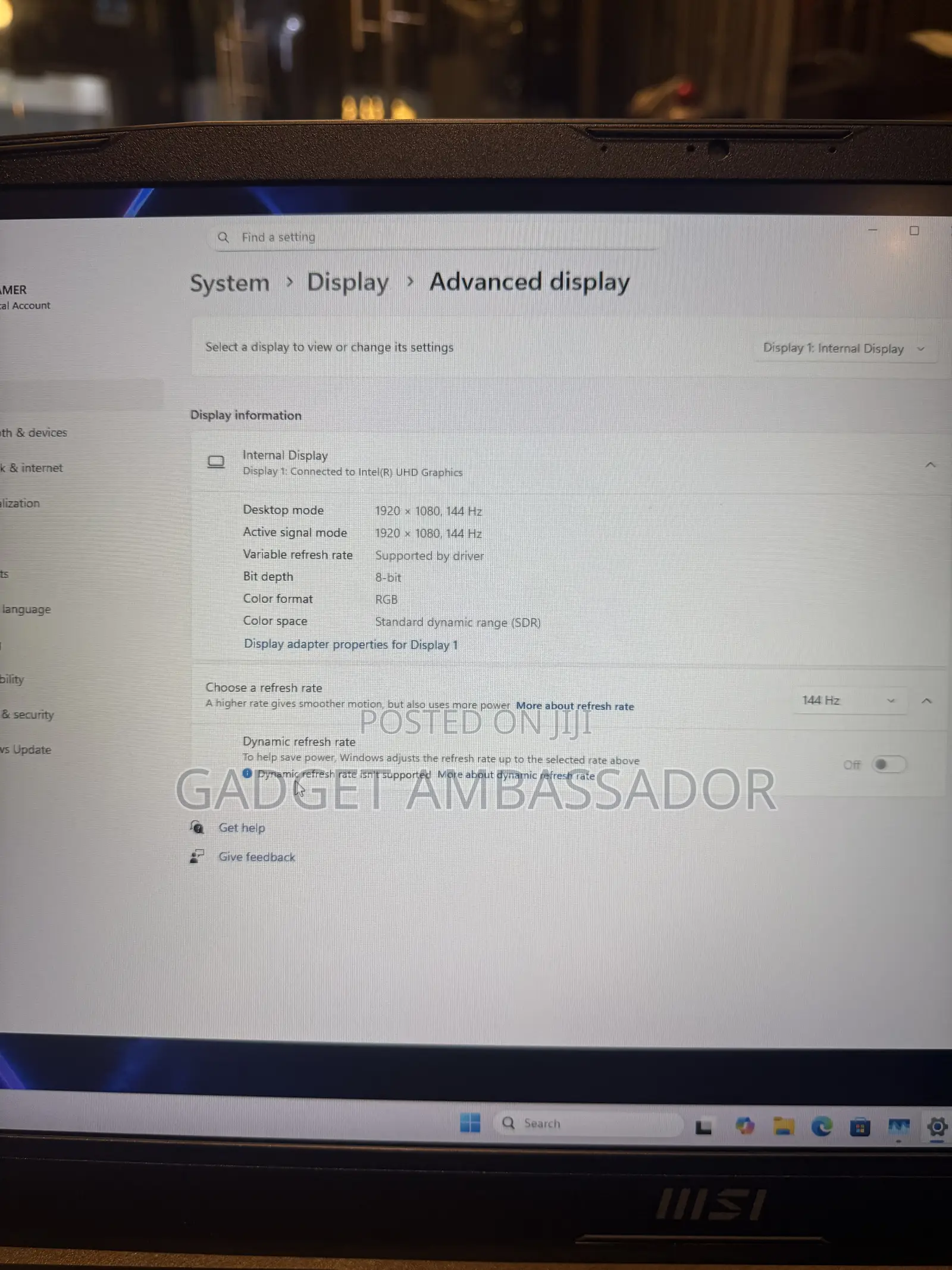Laptop MSI Katana 17 32GB Intel Core i7 SSD 1T