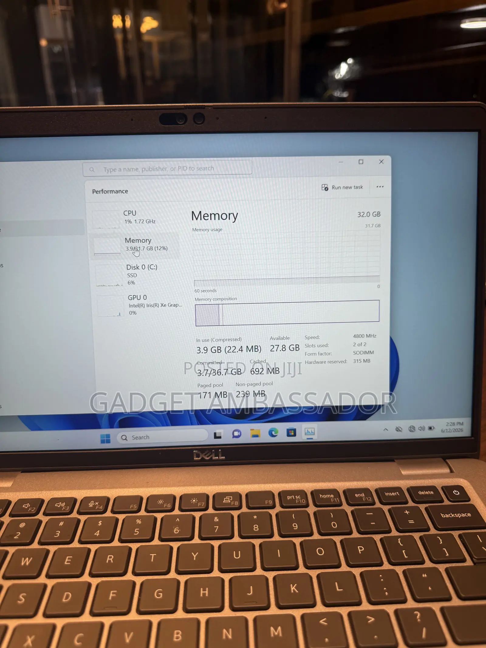 Laptop Dell Latitude 5440 32GB Intel Core i7 SSD 256GB