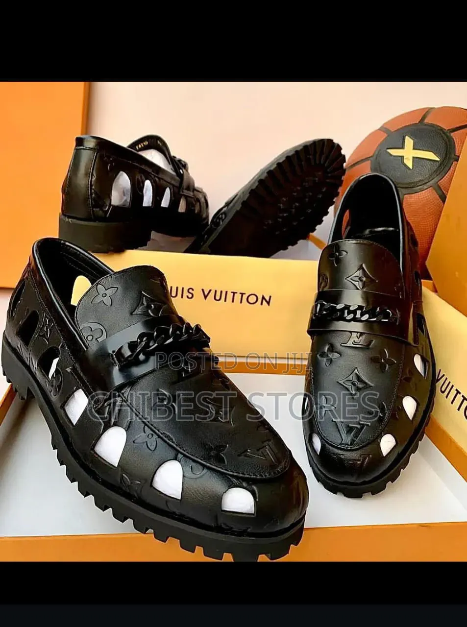Louis Vittion Premium Luxury Mens Shoes Sandals