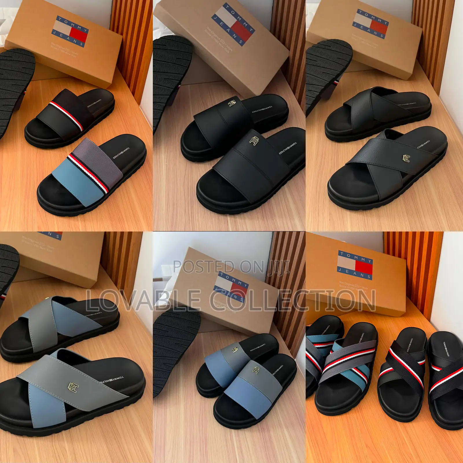 Tommy Hilfiger Men’S Dual-Panel Premium Comfort Slides