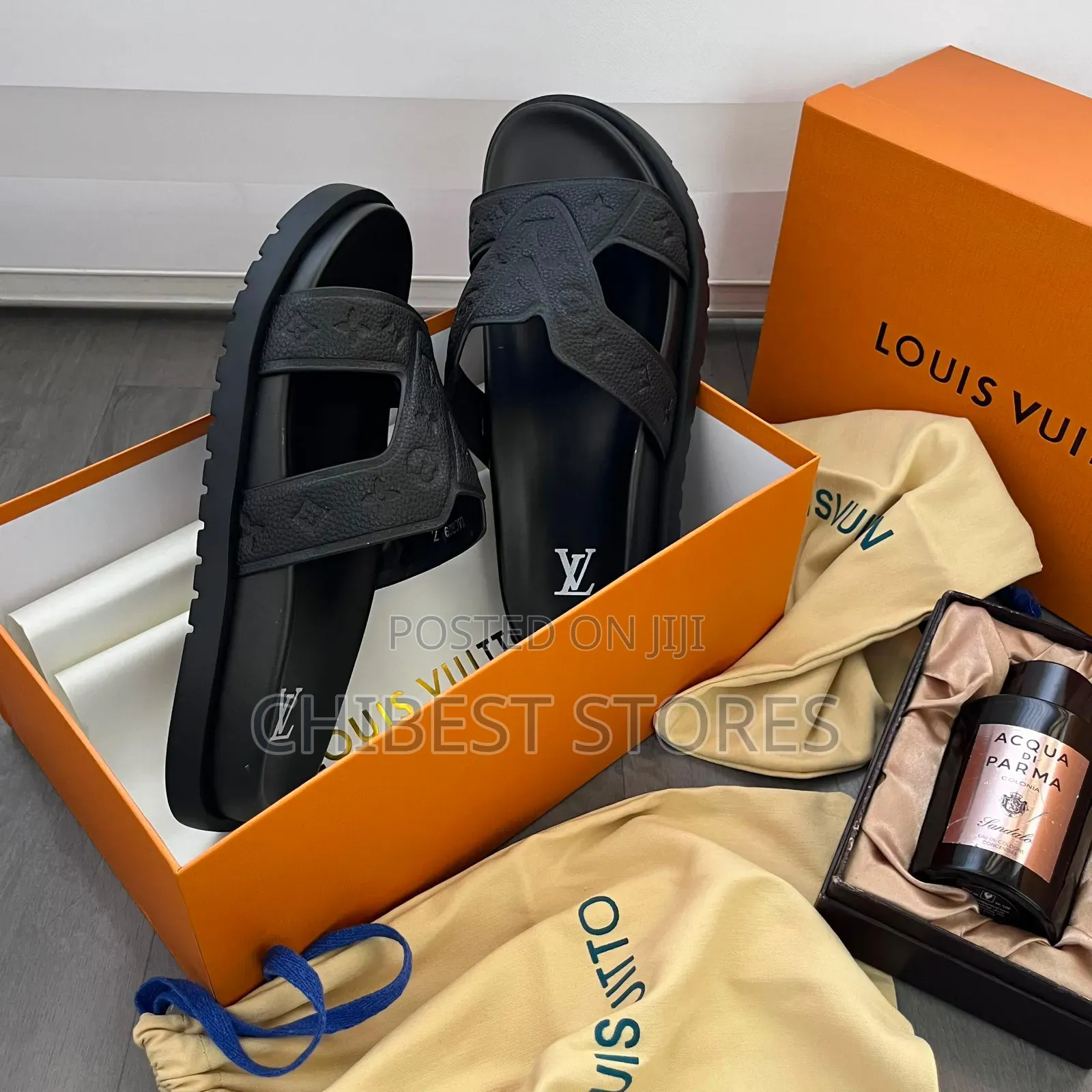 Premium Louis Vuitton Mens Slippers