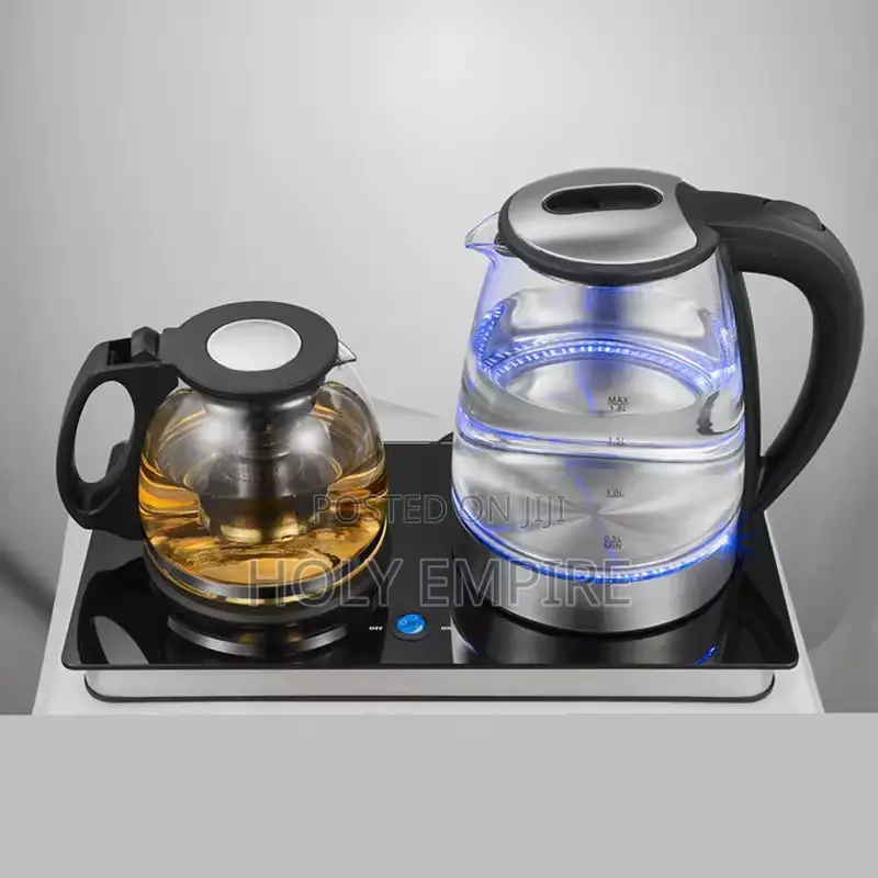 Tea Pots Glass Kettles Tea Maker 2 in 1 Double Layer