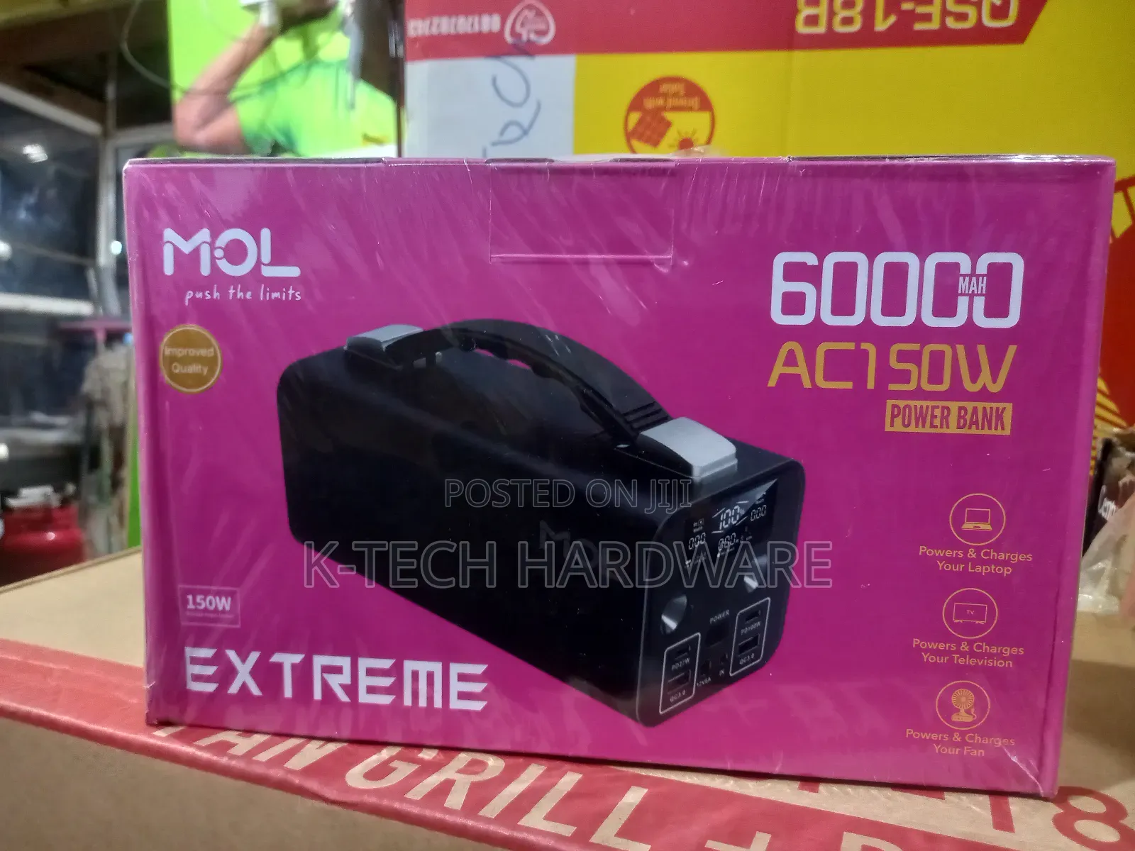 150watts Mol Extreme 60000mah Power Bank