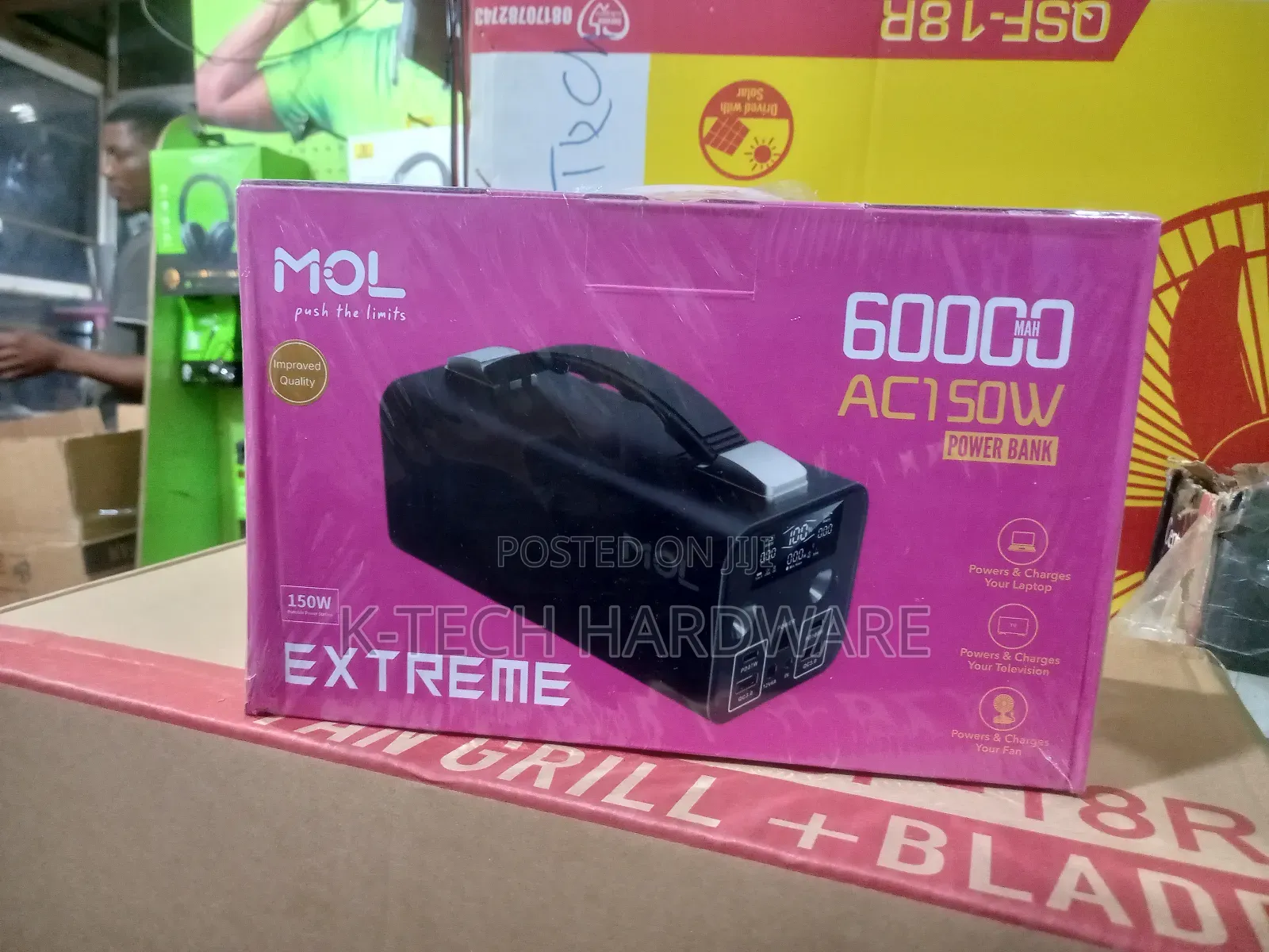 150watts Mol Extreme 60000mah Power Bank