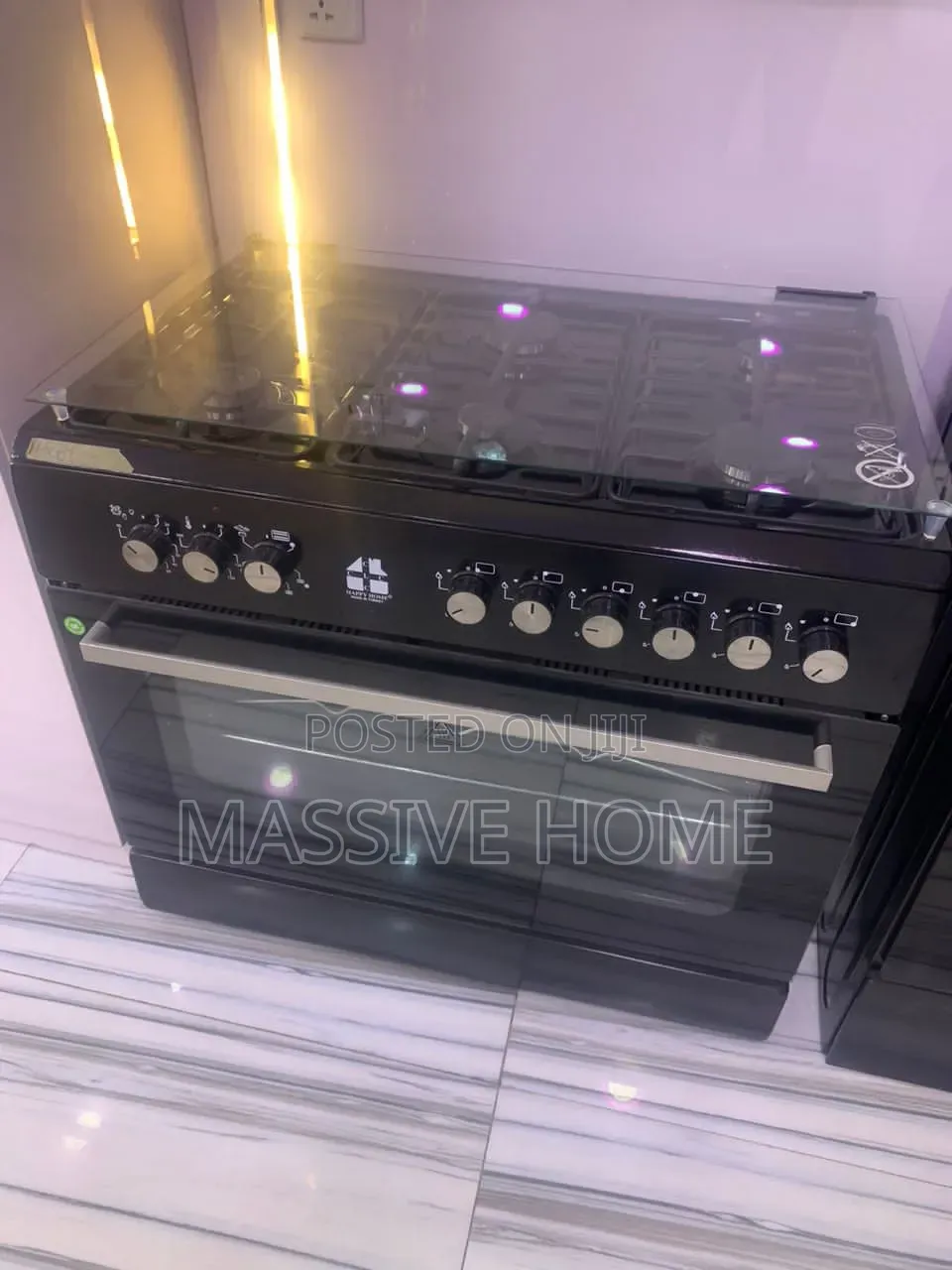 6 Burner Standing Gas Cooker With Oven and Grill