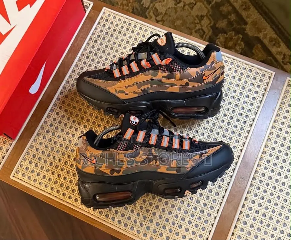 Luxury Nike Air Max 95 Se Woodland Camo Sneakers